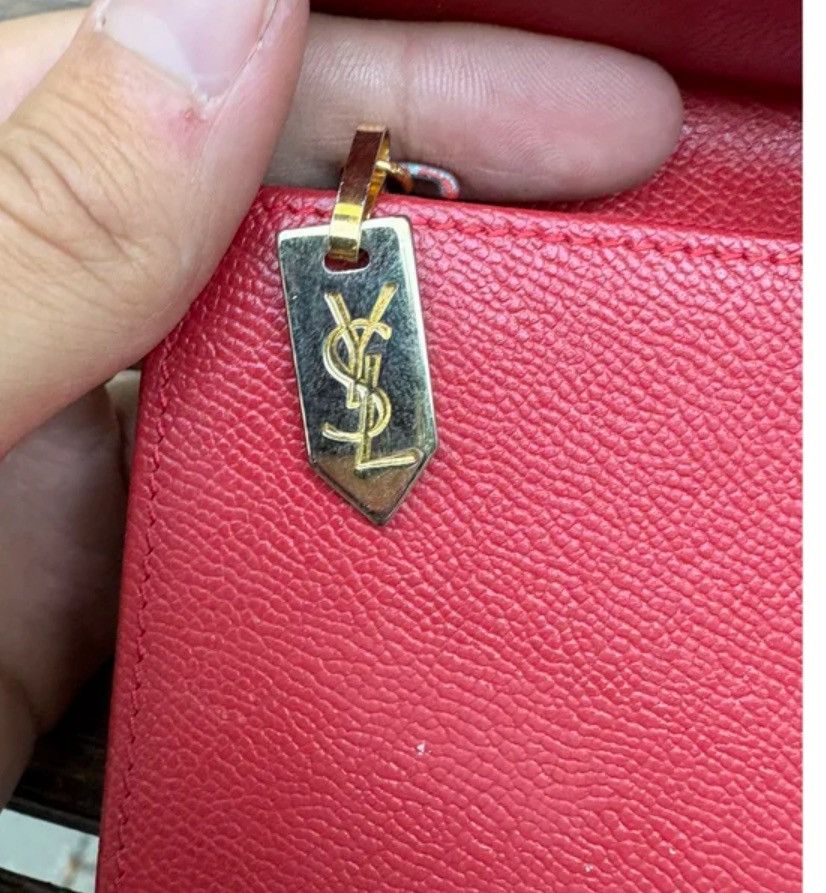 Yves Saint Laurent Yves Saint Laurent Vintage Red Envelope Wallet with COA Size ONE SIZE - 6 Thumbnail