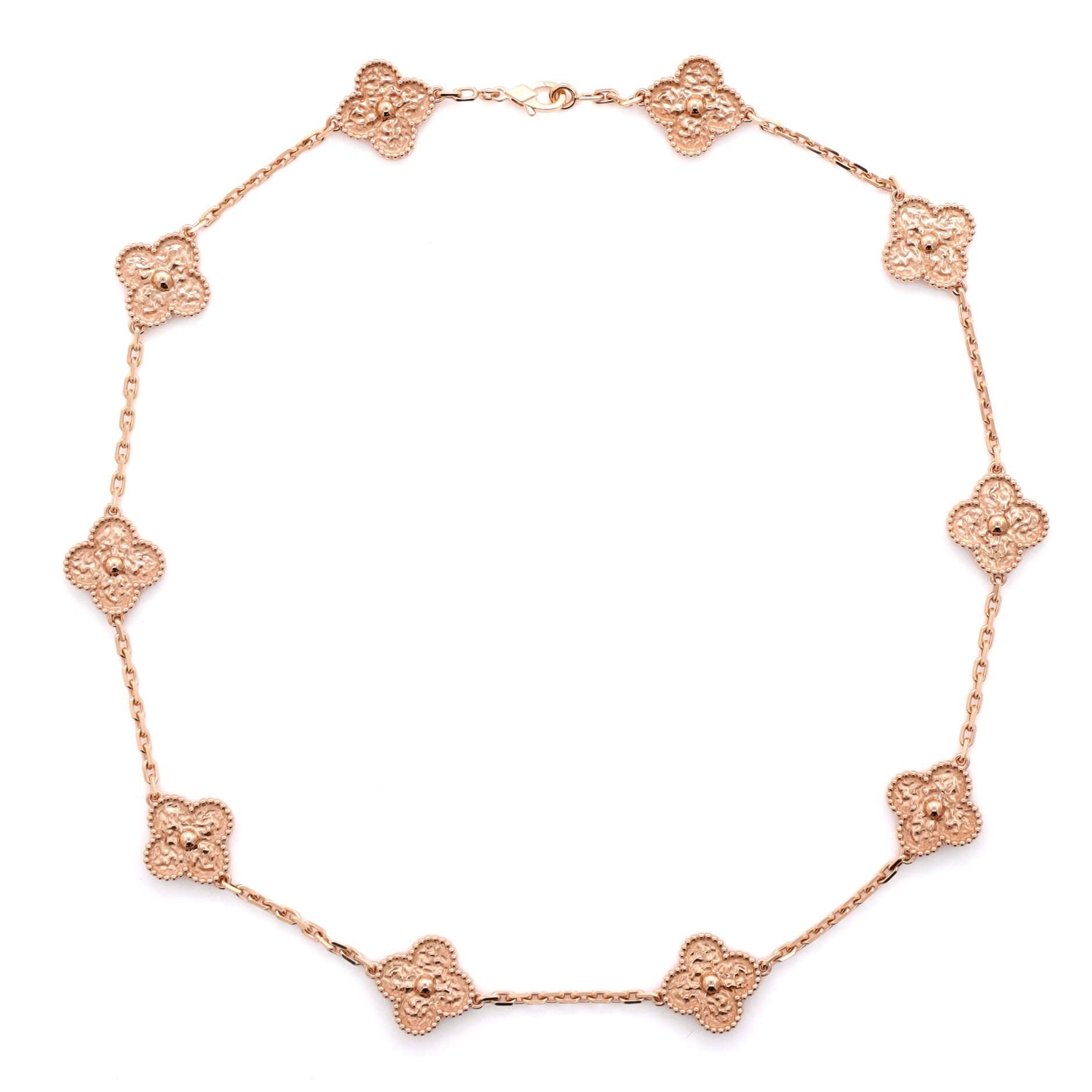 Van Cleef & Arpels Vintage Alhambra 10 Motifs Necklace Size ONE SIZE - 1 Thumbnail