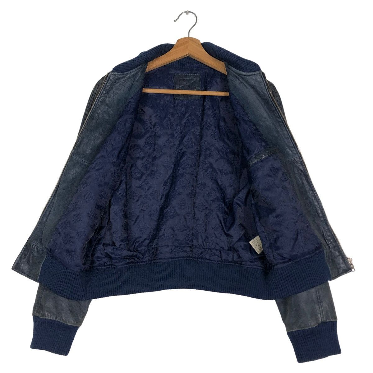 Japanese Brand 🔥BIKER LEATHER JACKET JAPAN MADE INSPIRE ISSEY MIYAKE Size US XS / EU 42 / 0 - 13 Thumbnail