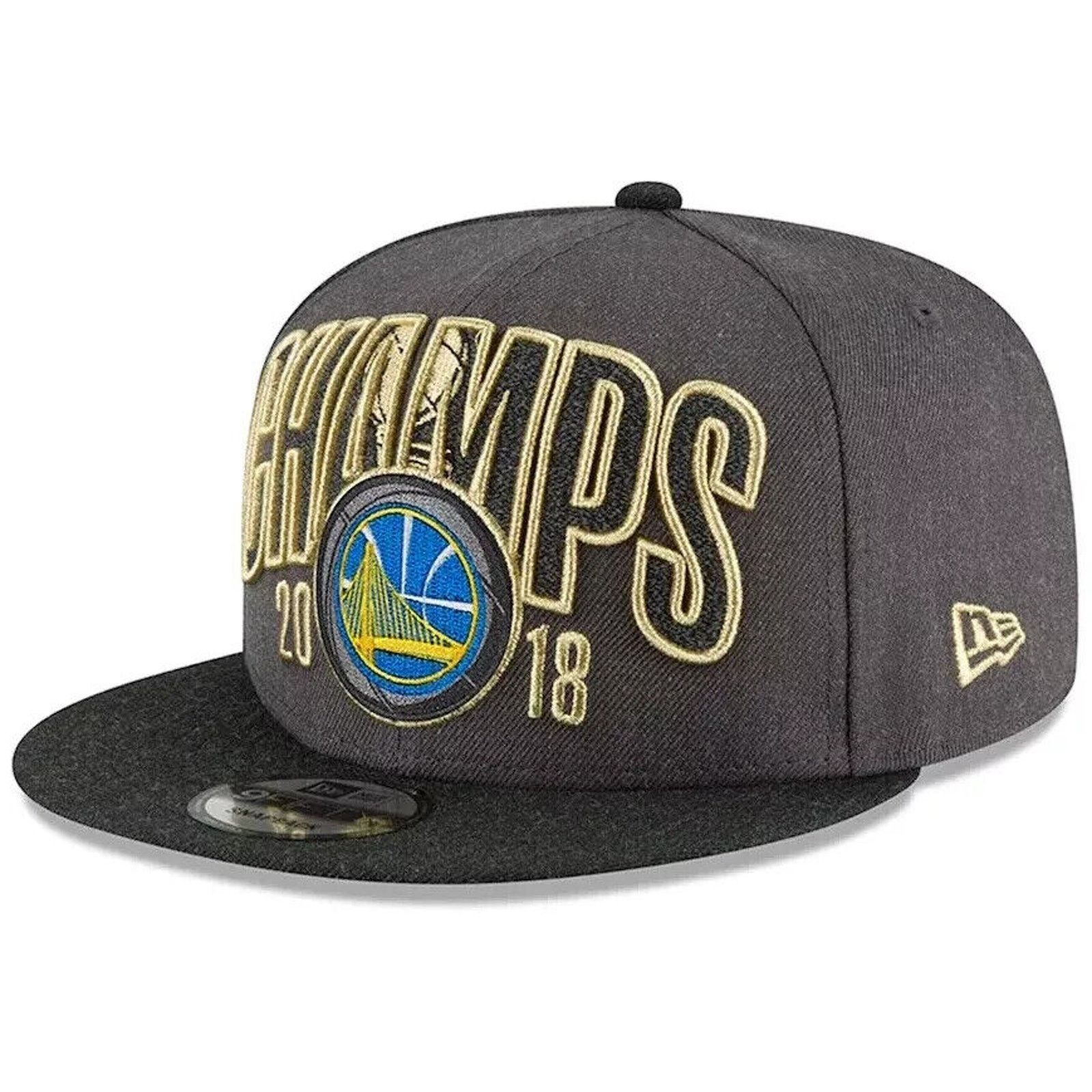 New Era Golden State Warriors Mens New Era 2018 NBA Finals Champ Hat Size ONE SIZE - 1 Thumbnail