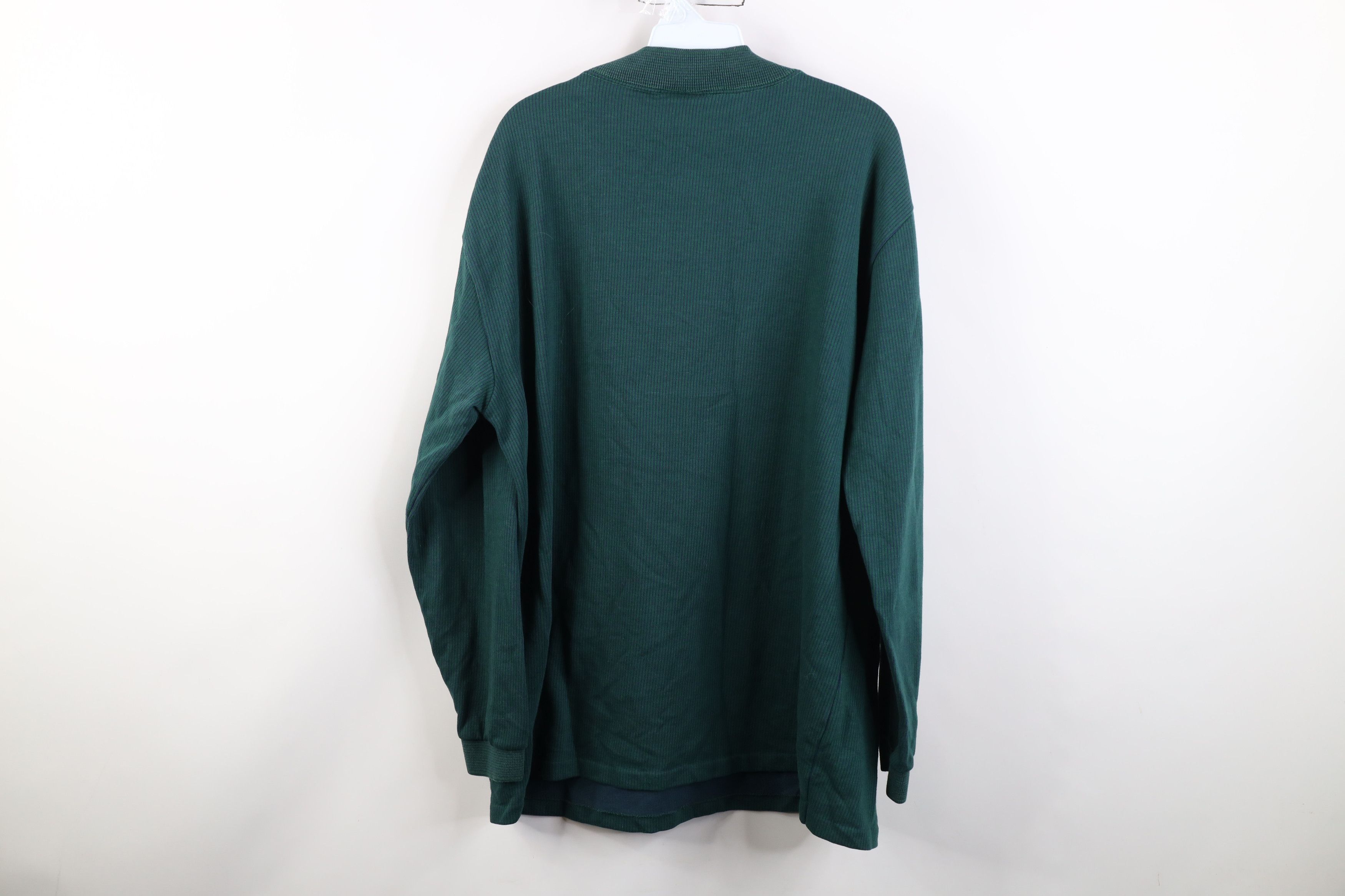 Vintage Vintage 90s Streetwear Ribbed Knit Mock Neck T-Shirt USA Size US XXL / EU 58 / 5 - 10 Thumbnail