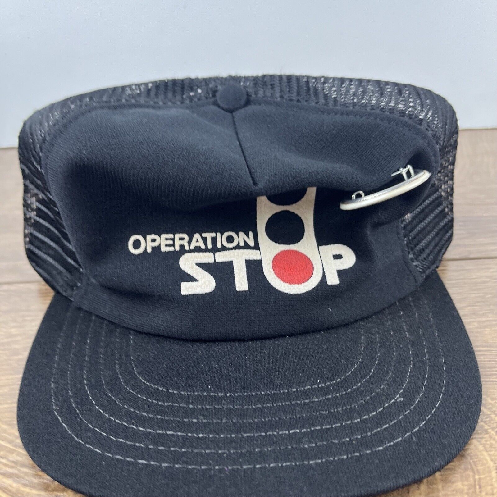 Other Operation Stop Snapback Hat Black Adjustable Hat Black Adult Size ONE SIZE - 7 Thumbnail