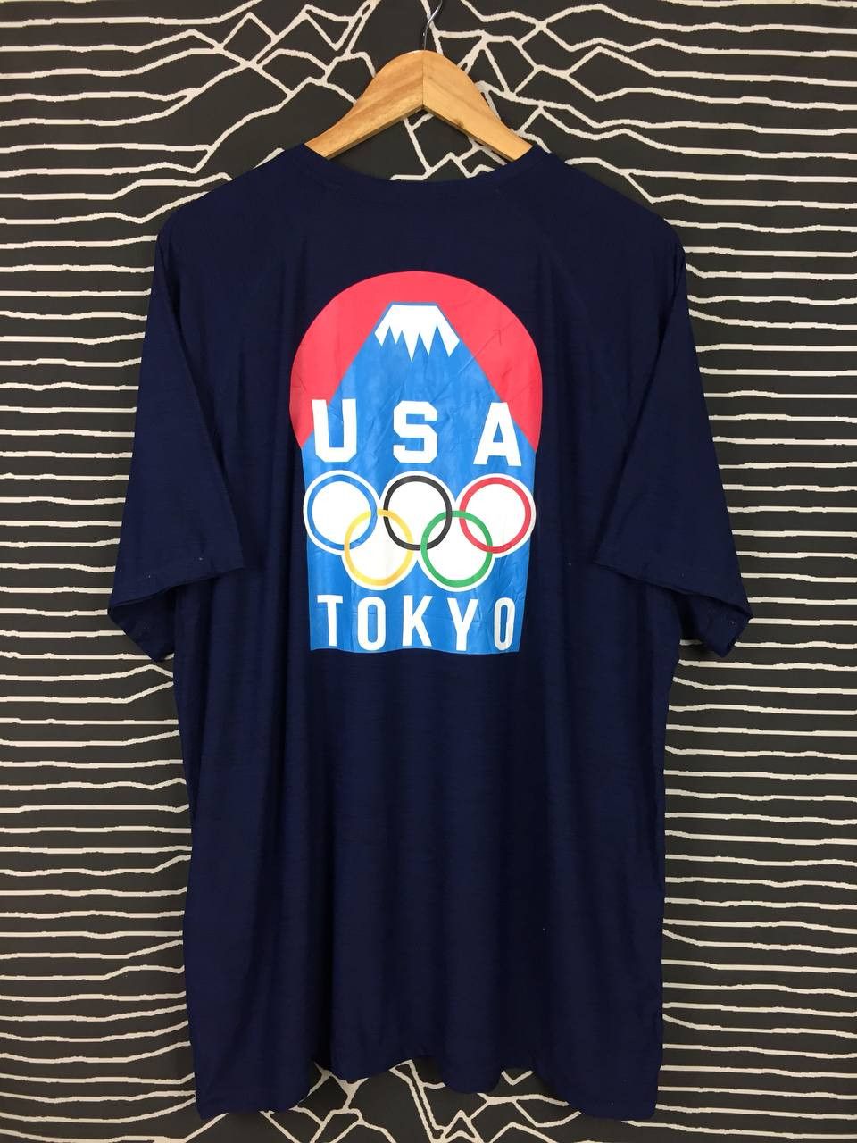 USA Olympics × Vintage Team USA Olympic Tokyo 2020 Team Apparel Activewear Tee Size US XXL / EU 58 / 5 - 2 Thumbnail