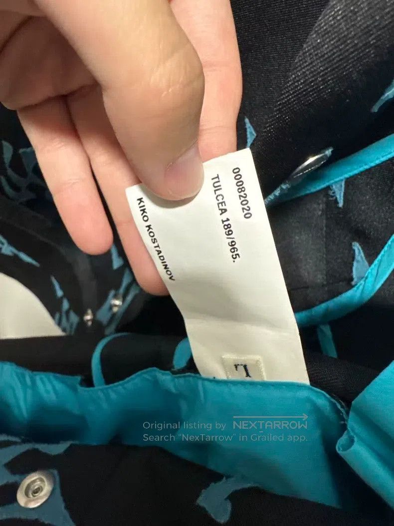 Other Kiko Kostadinov size L SS20 Blue Flower Suit Size 34R - 5 Thumbnail