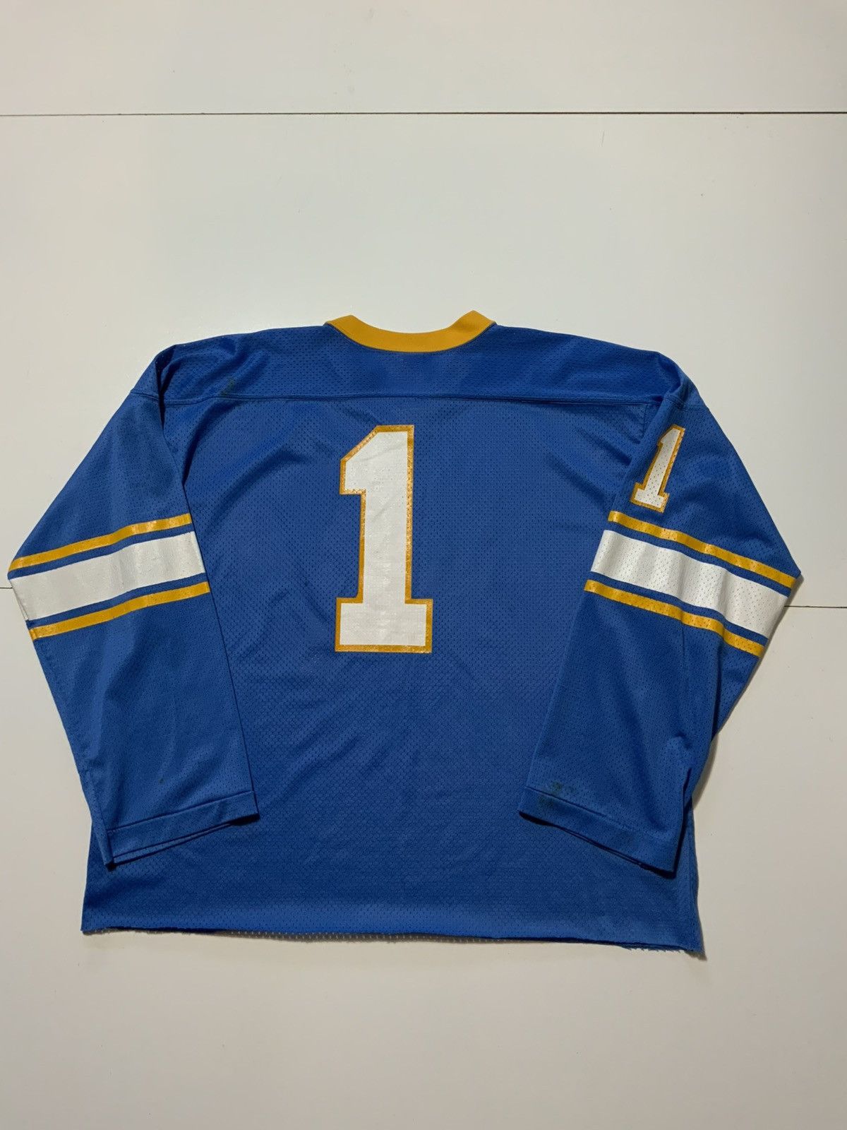 Champion Vintage 70s 80s Champion Products Mesh Long Sleeve #1 Jersey Size US L / EU 52-54 / 3 - 2 Thumbnail