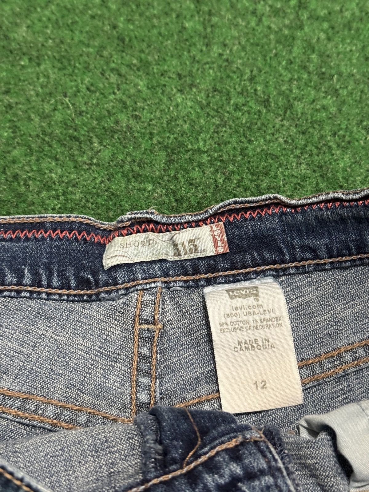 Levi's Levis 515 Womens 12 Jorts Vintage Y2K 5” Denim Shorts Size 34" / US 12 / IT 48 - 3 Thumbnail