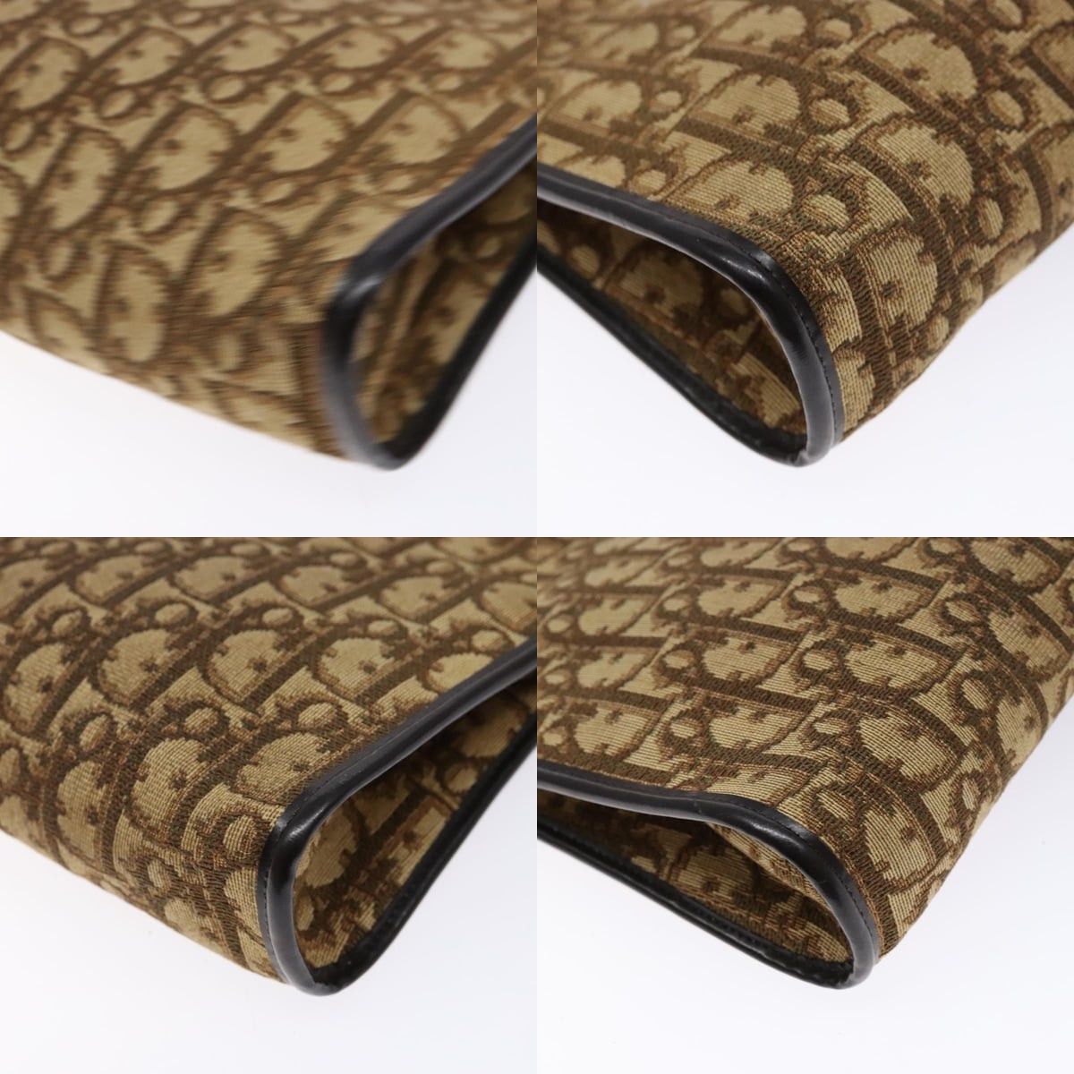 Dior DIOR Trotter Canvas Shoulder Bag Brown Gold Size ONE SIZE - 10 Thumbnail