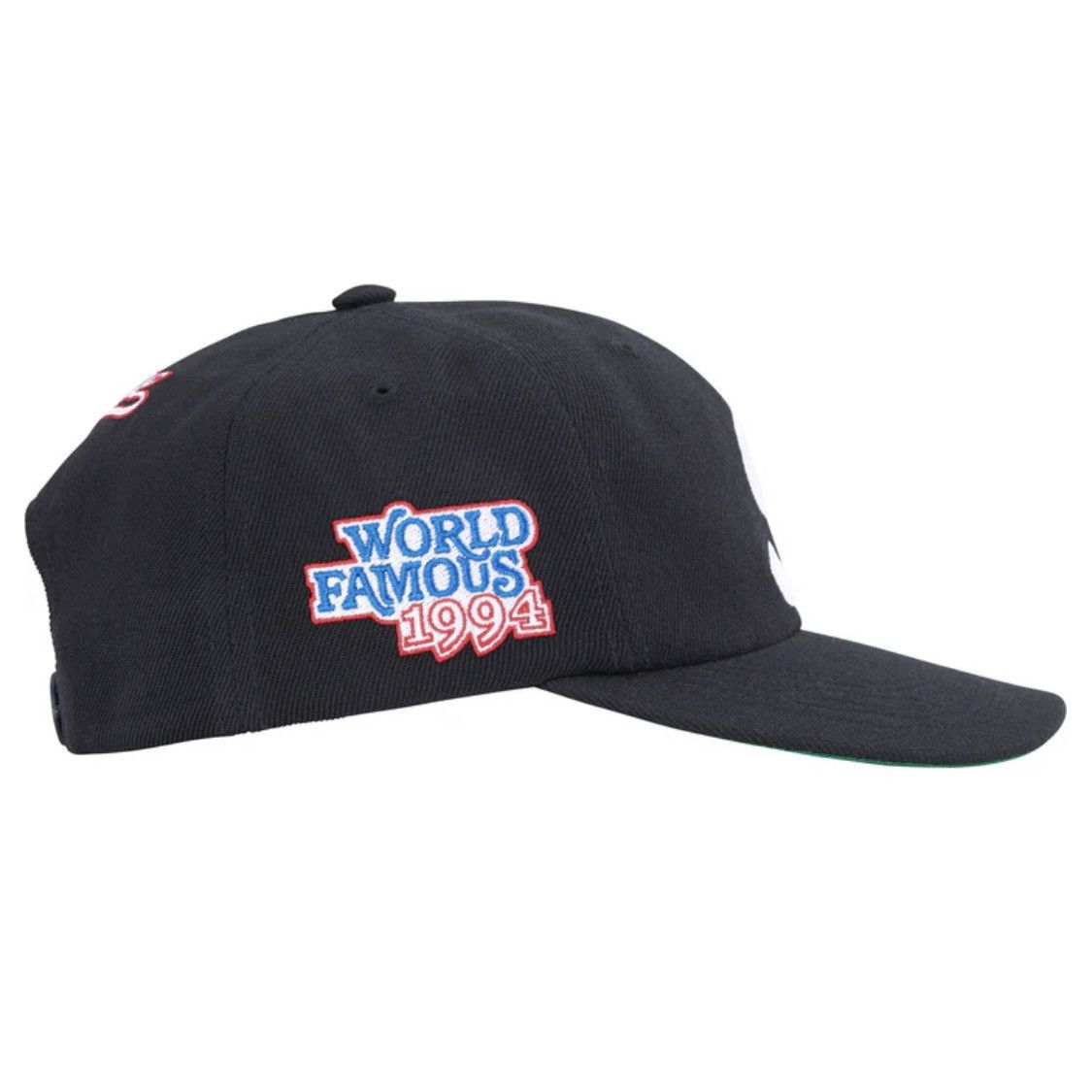 Supreme World Famous S Logo 6-PanelBlack（Buy Supreme