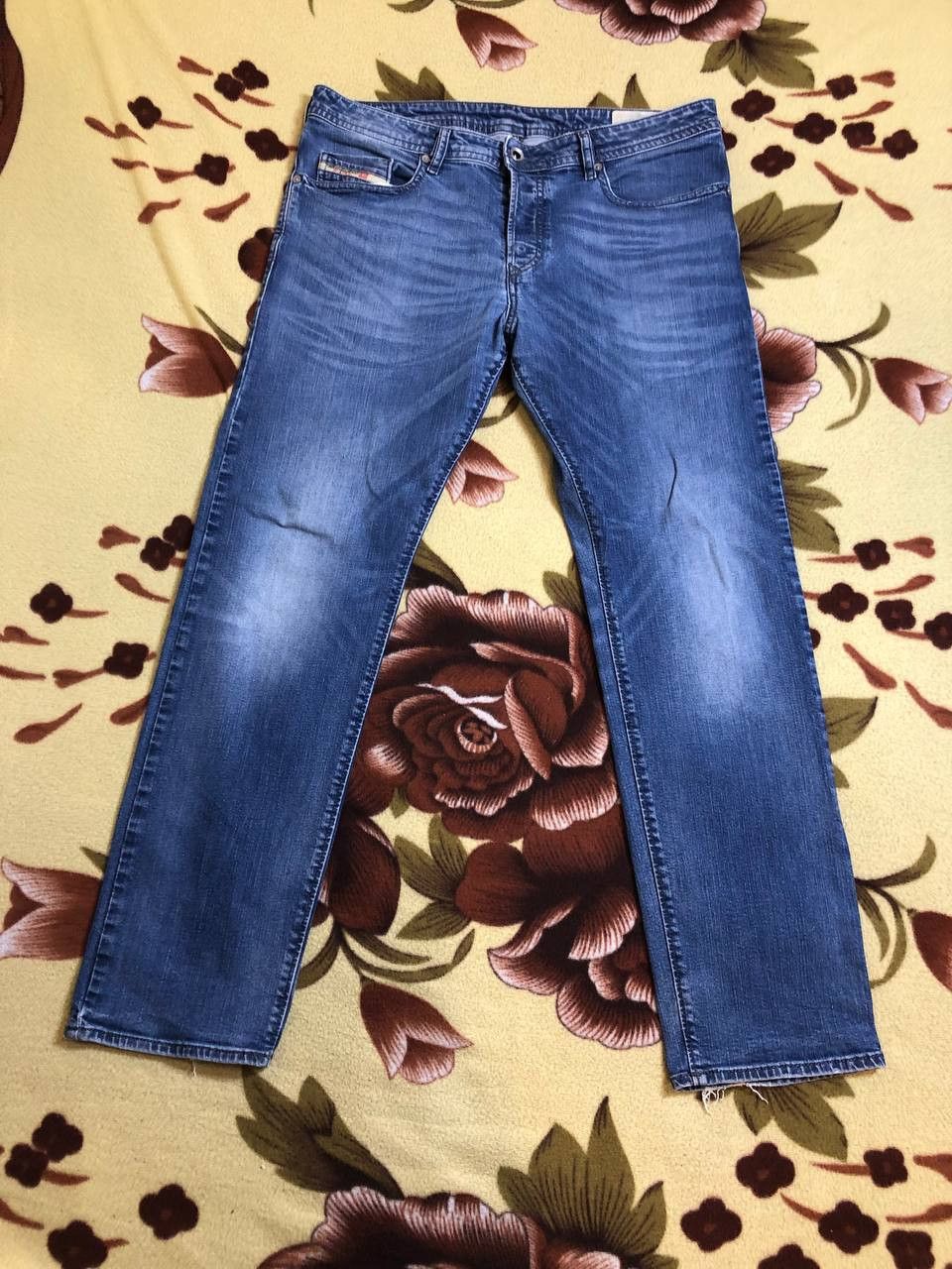 Diesel Diesel Slim Fit Stretch Wash Distressed Denim Size US 34 / EU 50 - 1 Thumbnail