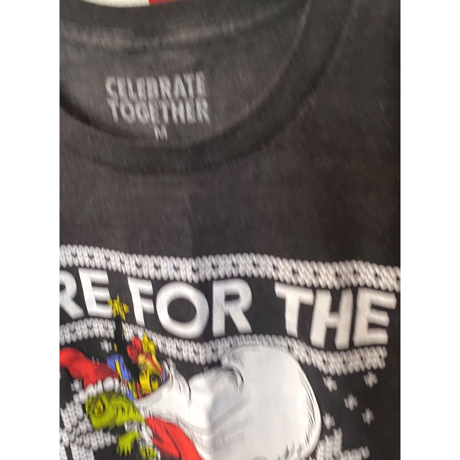 Vintage Celebrate Together Grinch Fear For The Presents Christmas Snowflake T SHIRT Med Shirt Mens Vest Size US M / EU 48-50 / 2 - 3 Thumbnail
