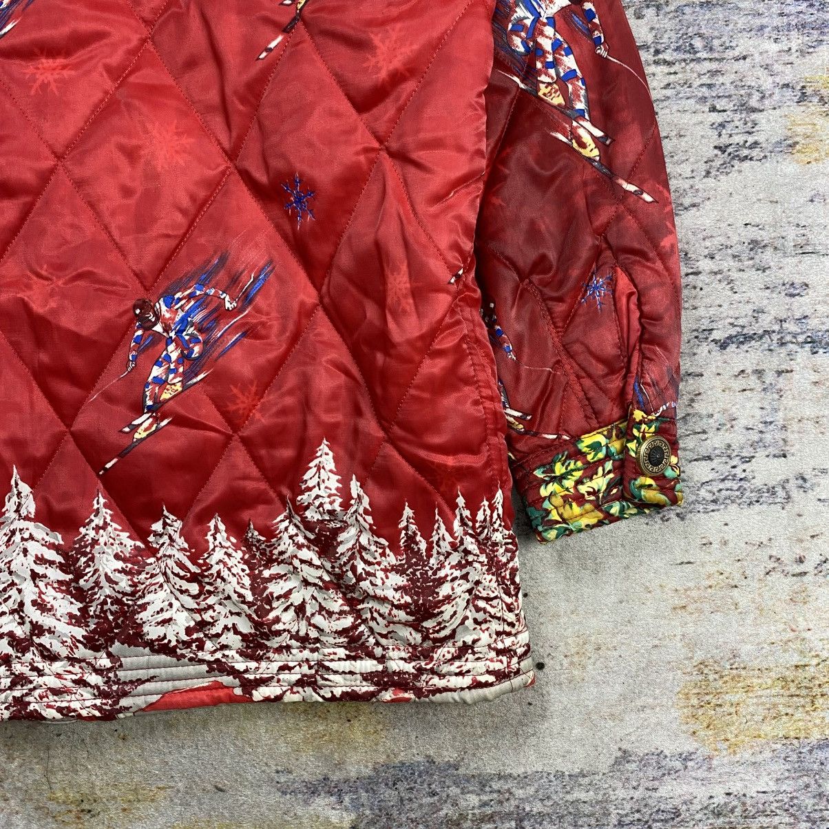 Versace Vintage 90s Versace sport floral ski jacket Size US L / EU 52-54 / 3 - 9 Thumbnail