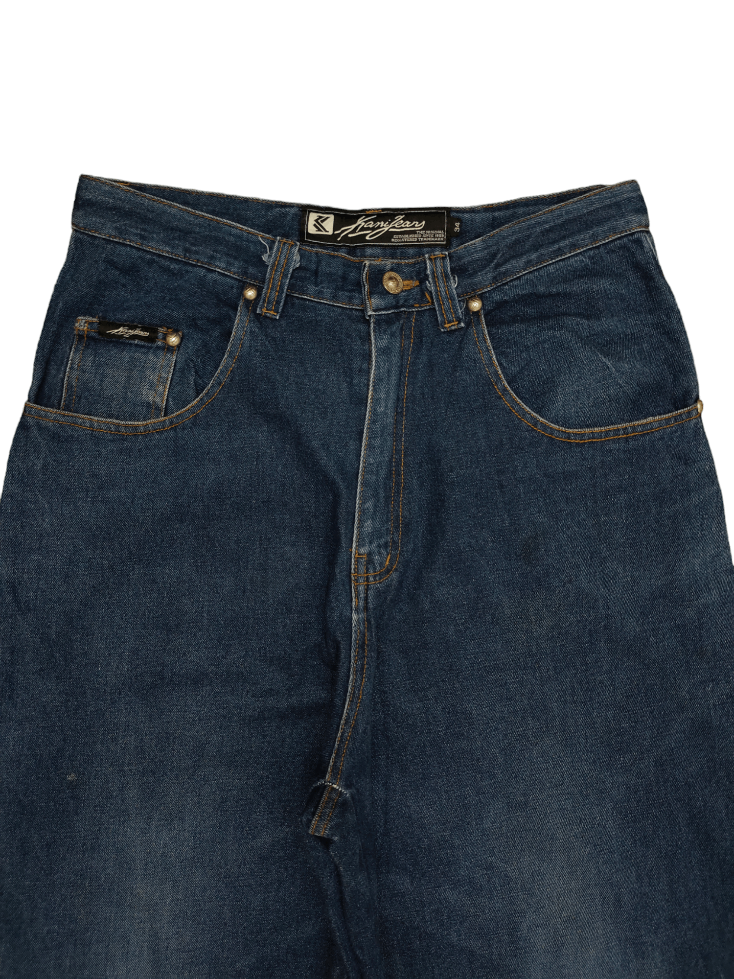 Baggy Jeans Karl Kani Denim Wide Hip Hop Y2k Streetwear