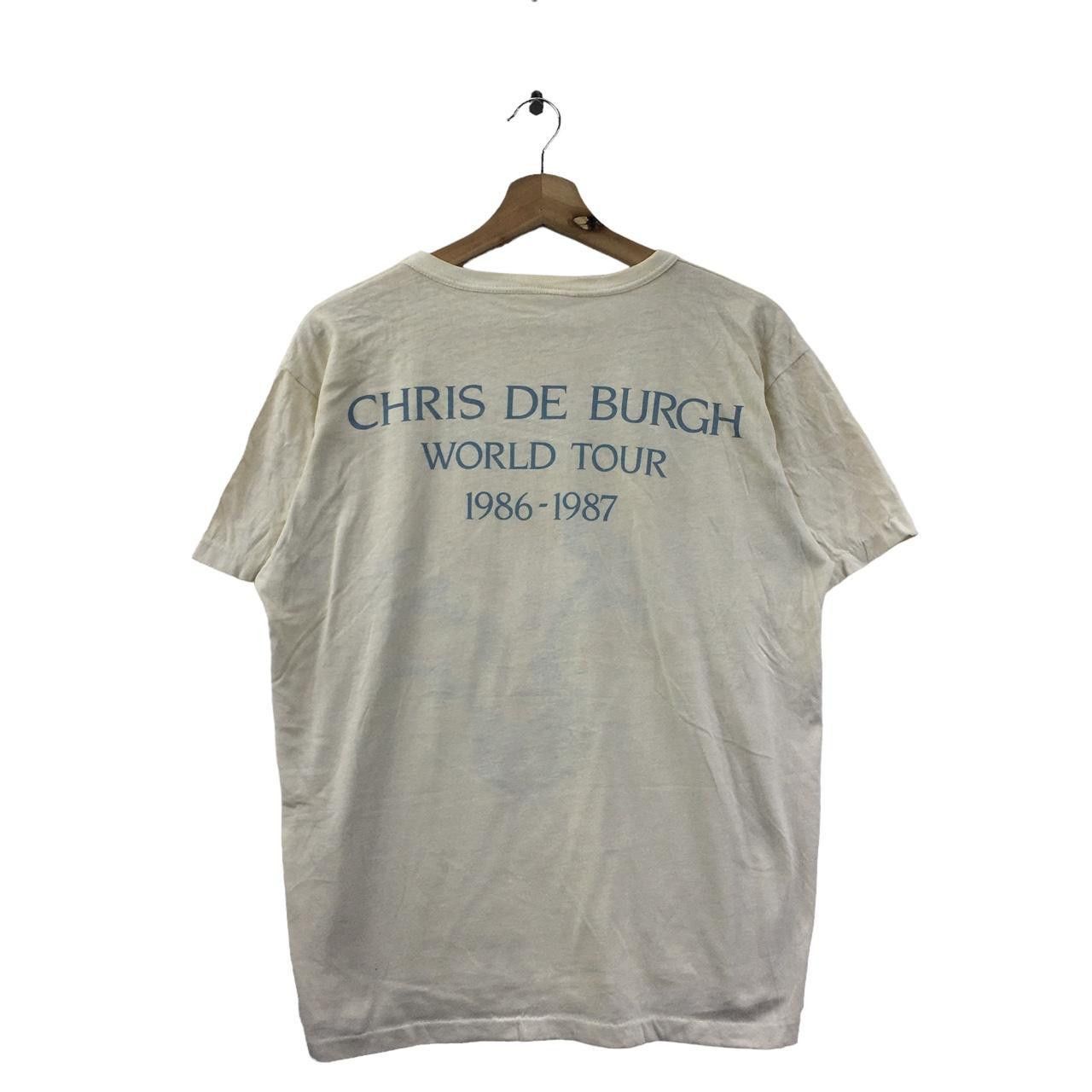 Vintage Vtg 1987 CHRIS DE BURGH Into The Light Album Tour Tee Shirt Size US XL / EU 56 / 4 - 4 Thumbnail