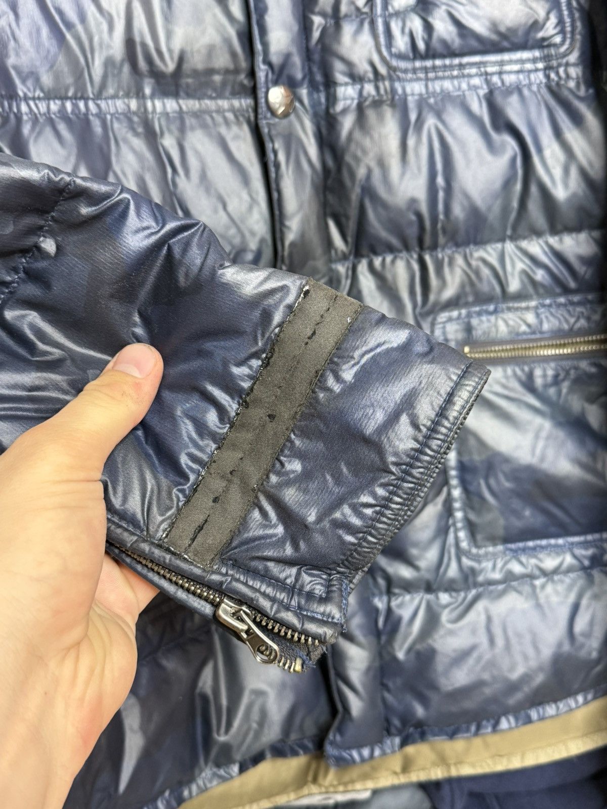 JET SET Jet Set St.Moritz 2in1 Camo Navy Blue Down jacket size 5 Size US L / EU 52-54 / 3 - 7 Thumbnail
