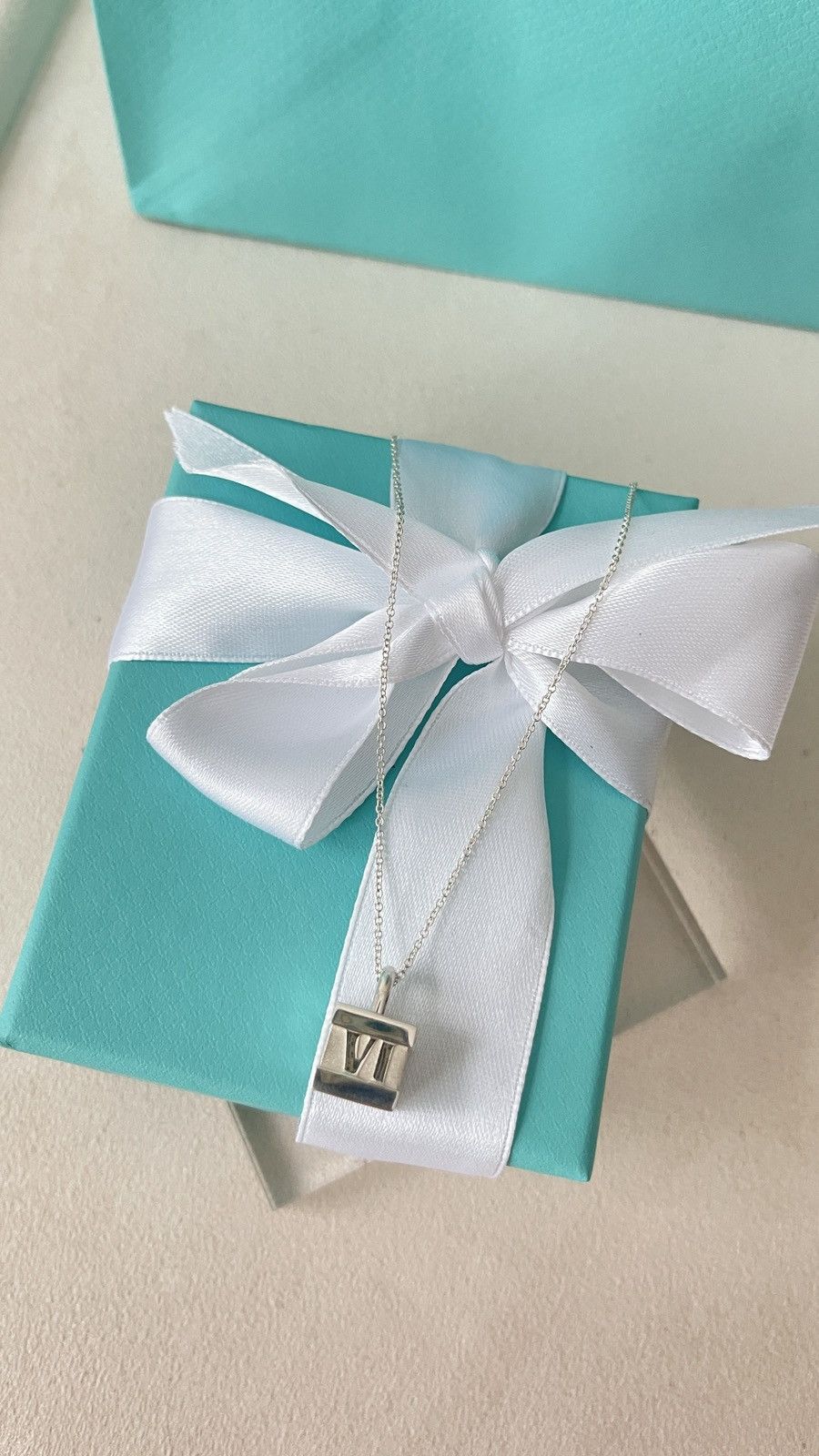 Tiffany & Co. Tiffany & Co. Atlas Cube Pendant Silver 16” $400 NEW Size ONE SIZE - 11 Thumbnail