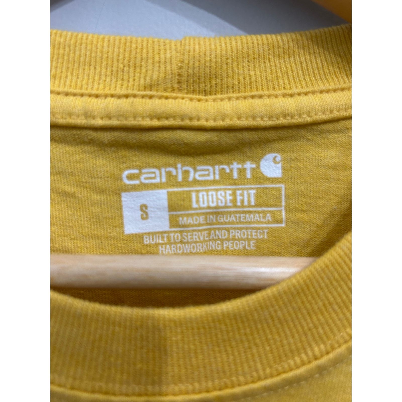 Carhartt Carhartt Yellow Loose Fit Pocket Tee Small Size US S / EU 44-46 / 1 - 2 Thumbnail
