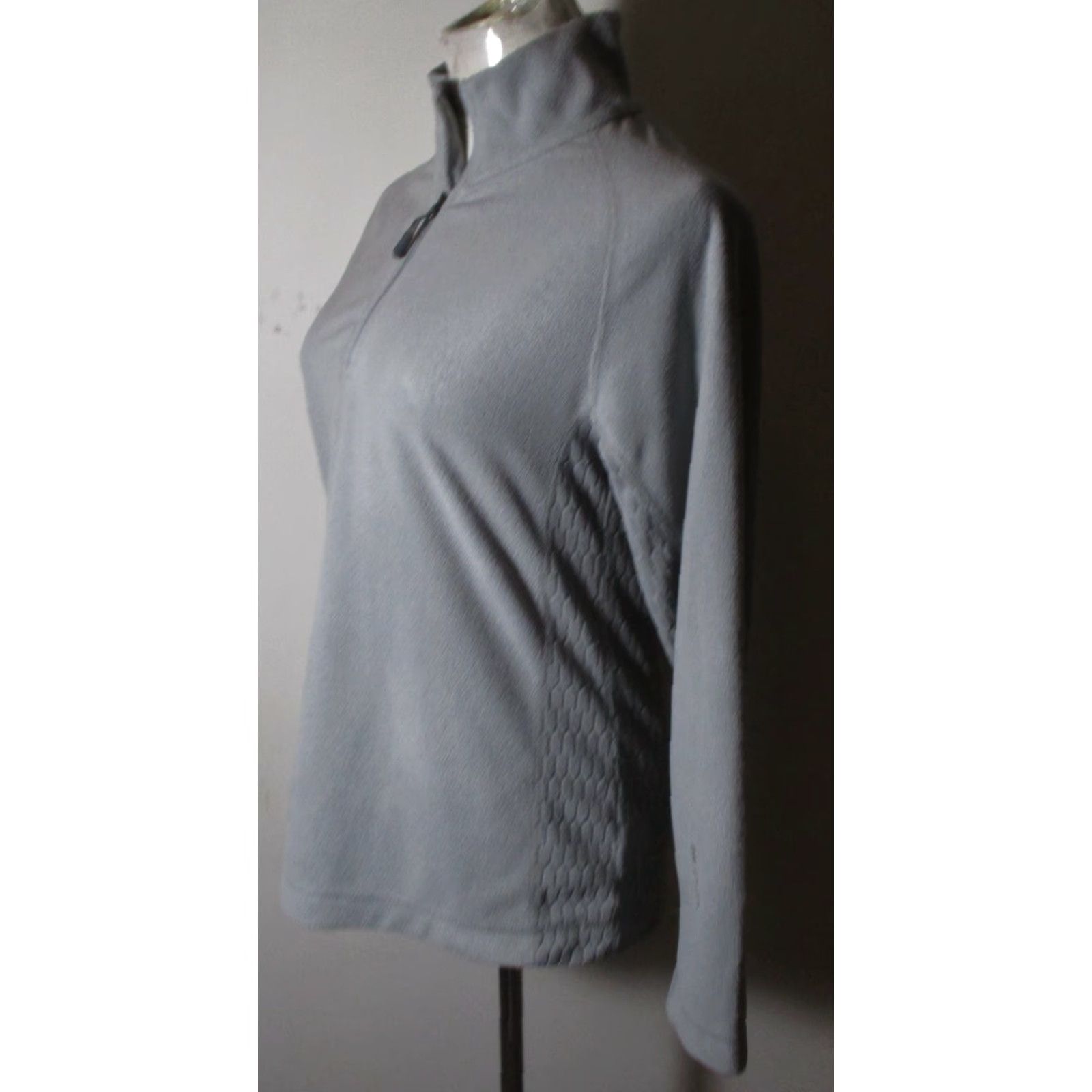 Vintage Earth-Tec Jersey 1/2 Zip Fleece Solid Green Size M Womens Shirt Long Sleeve 1/2 Zip Fall Spring Summer Winter Modern Flight Series Size M / US 6-8 / IT 42-44 - 4 Thumbnail