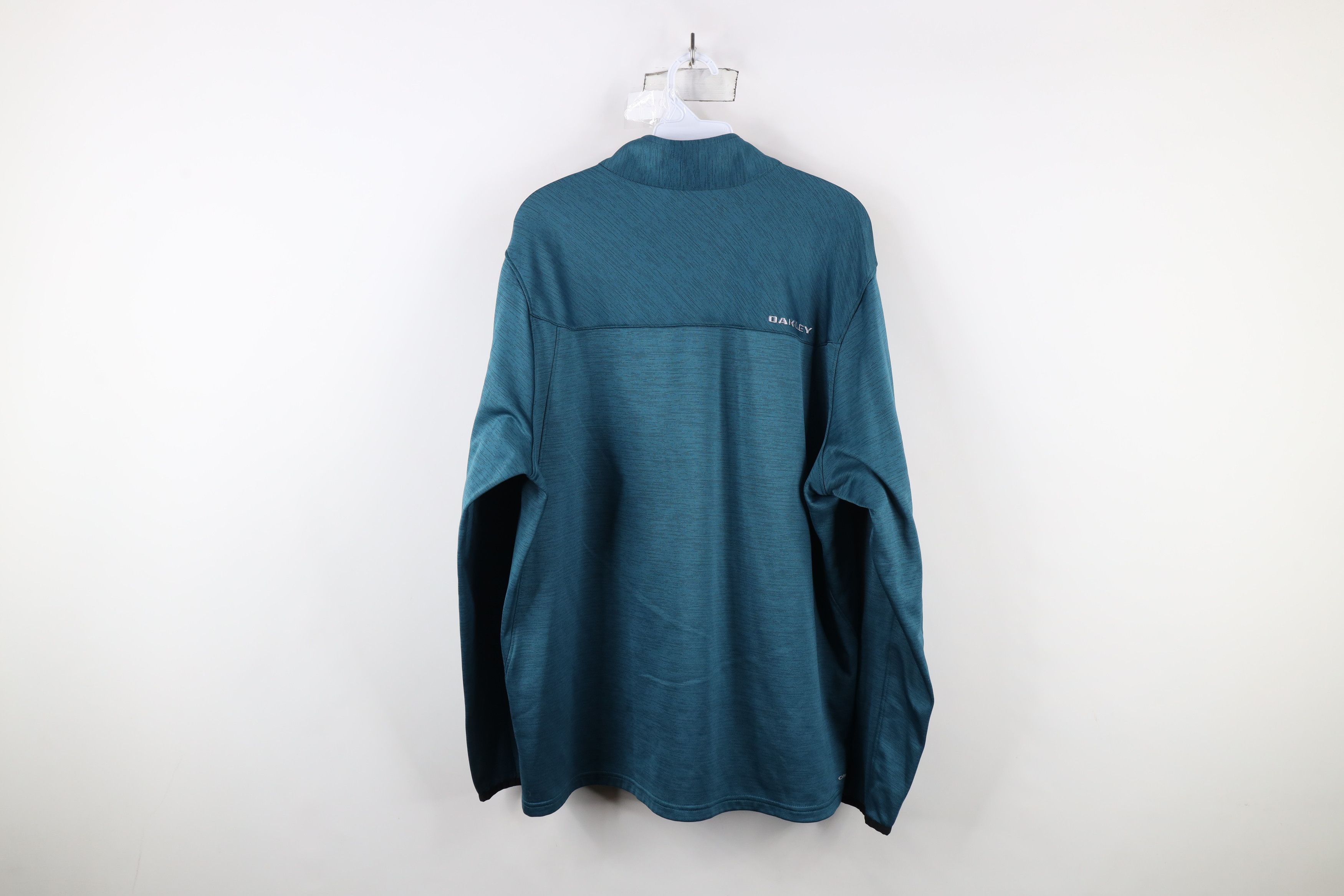 Oakley × Vintage Vintage Oakley Hydrolix O Logo Half Zip Pullover Sweatshirt Size US XL / EU 56 / 4 - 12 Thumbnail