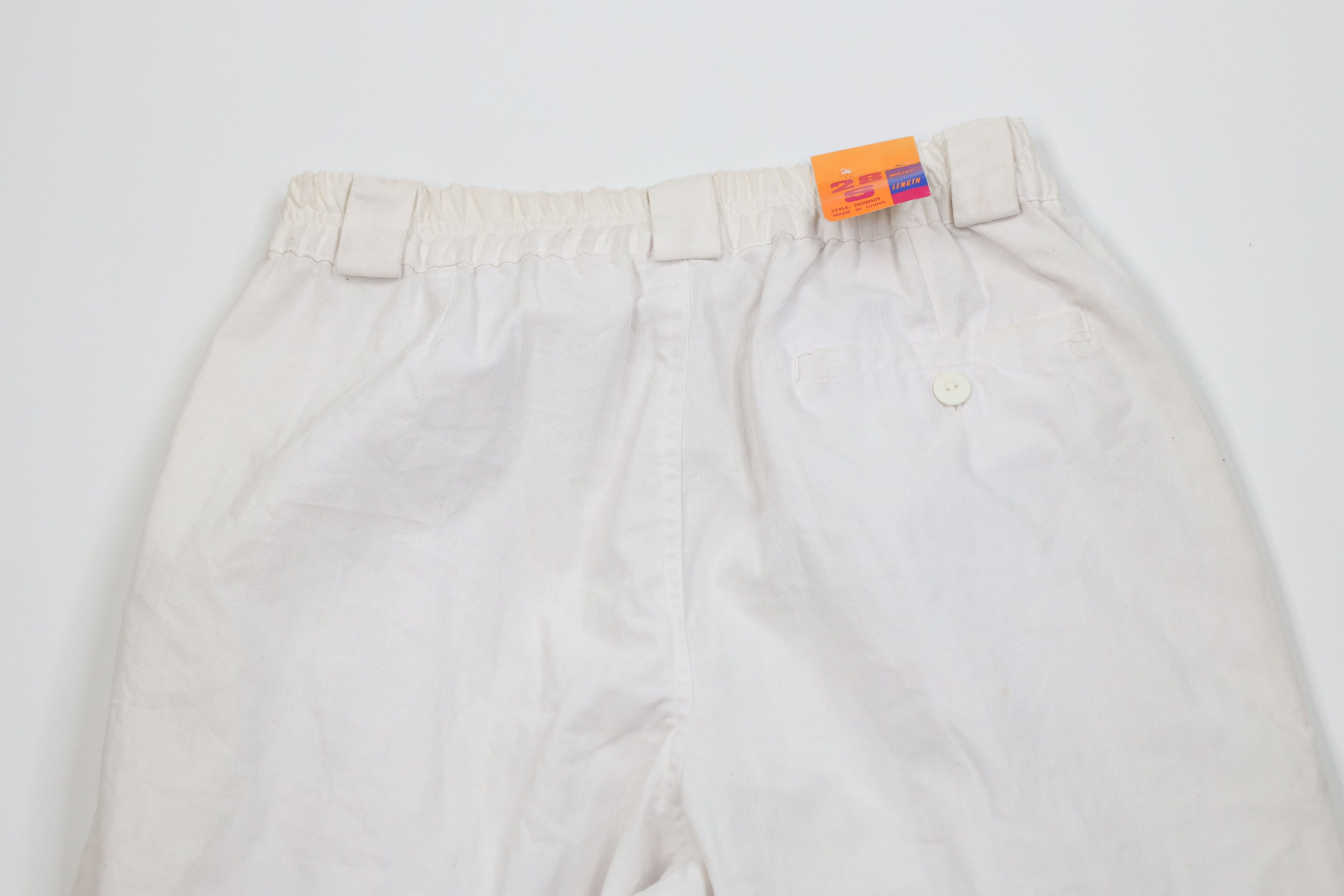 Vintage Deadstock Vintage 80s 90s Bugle Boy Pleated Pants White Size US 28 / EU 44 - 11 Thumbnail