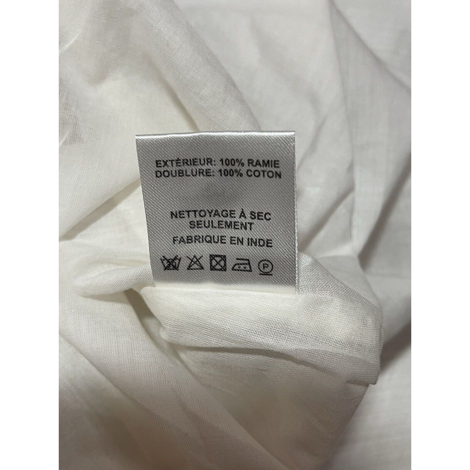 Sea New York NWT SEA New York Ines Floral Long Sleeve Smocked Dress Ivory Size L / US 10 / IT 46 - 11 Thumbnail