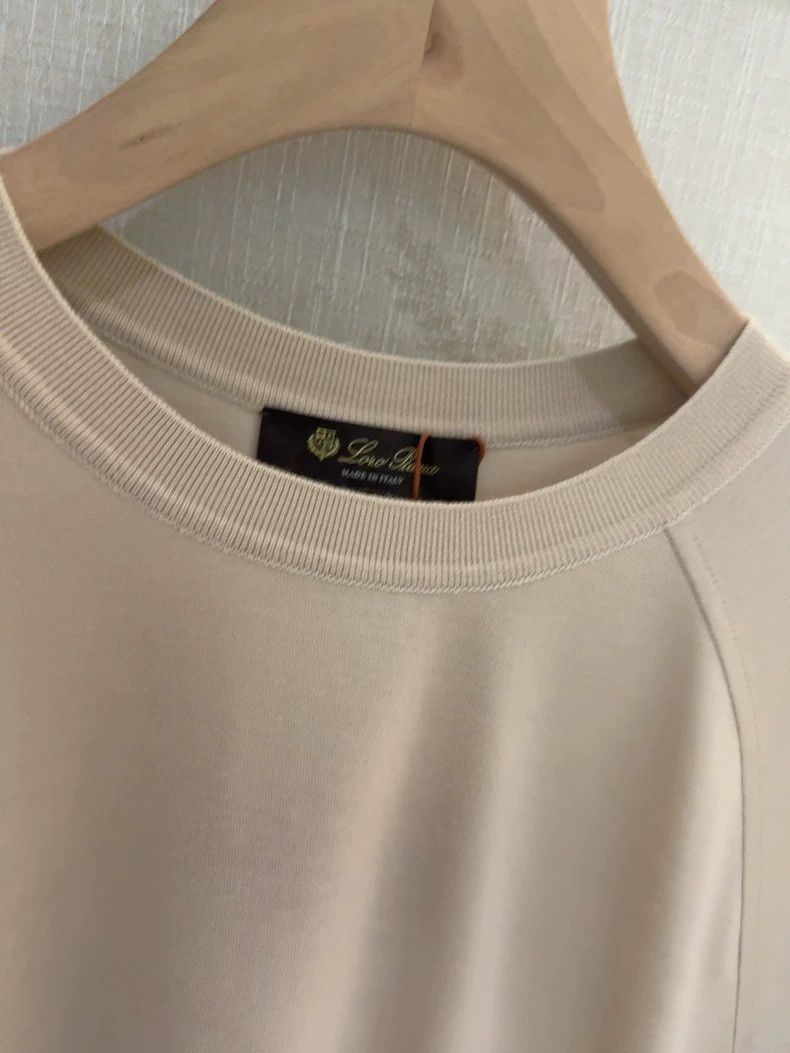 Loro Piana LORO PIANA Kaki colored knit short sleeves Size M / US 6-8 / IT 42-44 - 2 Thumbnail