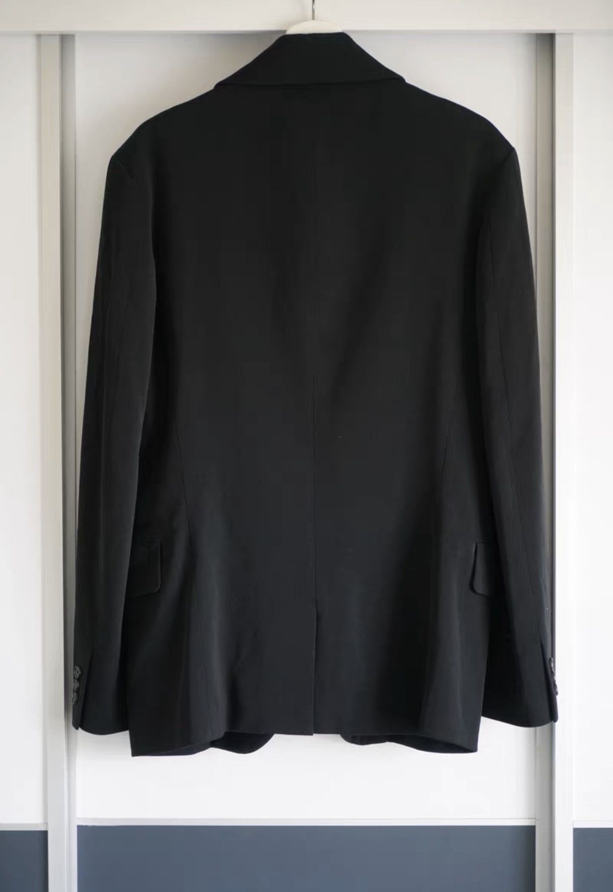 Yohji Yamamoto Yohji Yamamoto 10aw Double Silk Tuxedo Blazer K4 Size US M / EU 48-50 / 2 - 2 Thumbnail