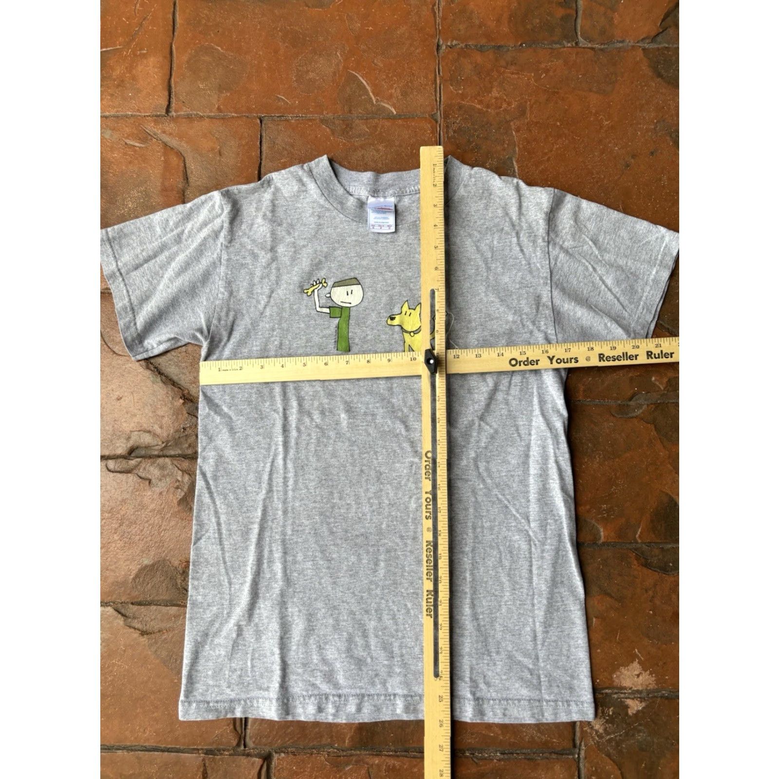 Vintage VINTAGE Y2K iPod Man and Dog 2005 T Shirt Small Gray Cotton Crew Neck Men Graphic Print Jersey Short Sleeve Tennessee River Size US S / EU 44-46 / 1 - 4 Thumbnail