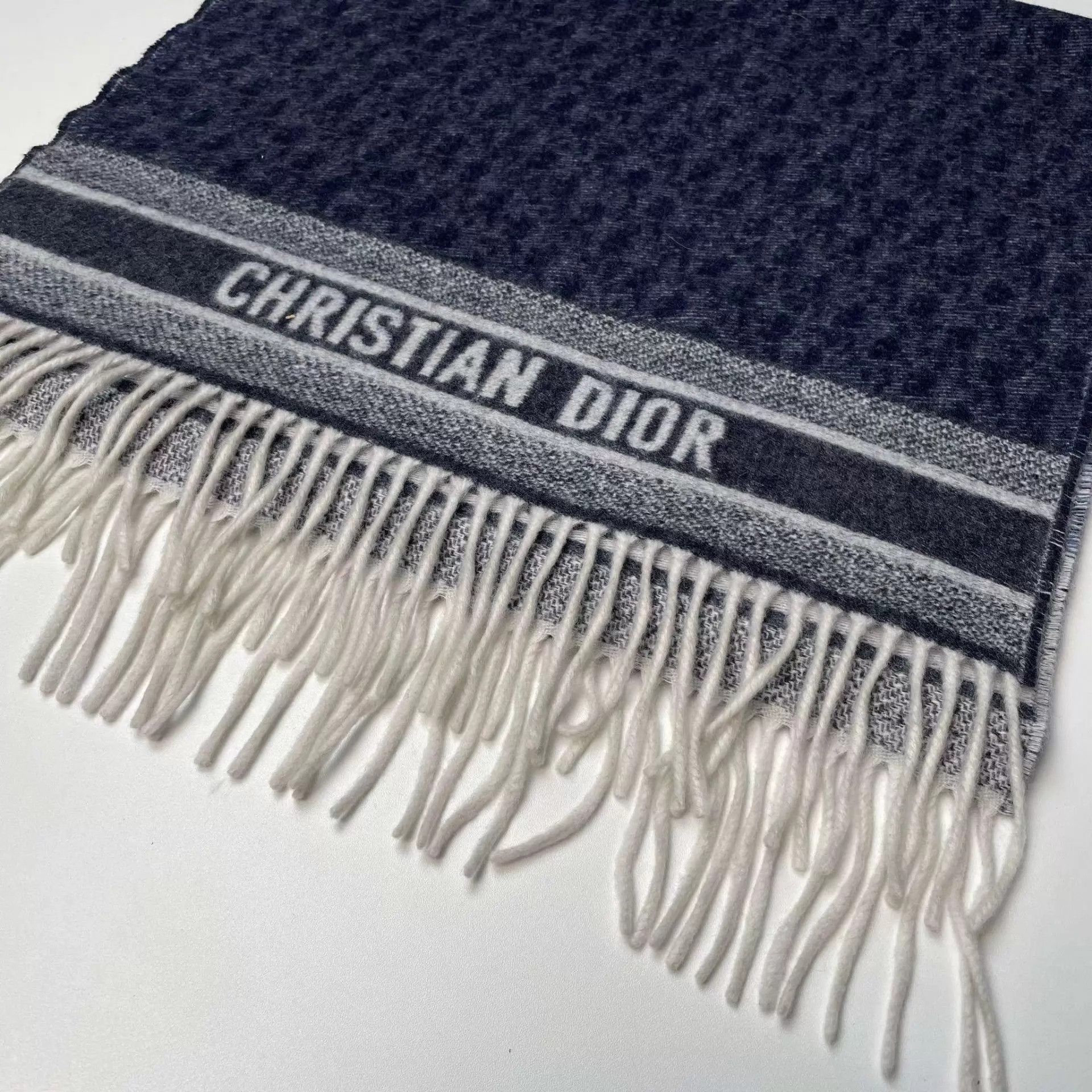 Dior Dior 98 New Double-Sided Oblique Scarf Size ONE SIZE - 8 Thumbnail