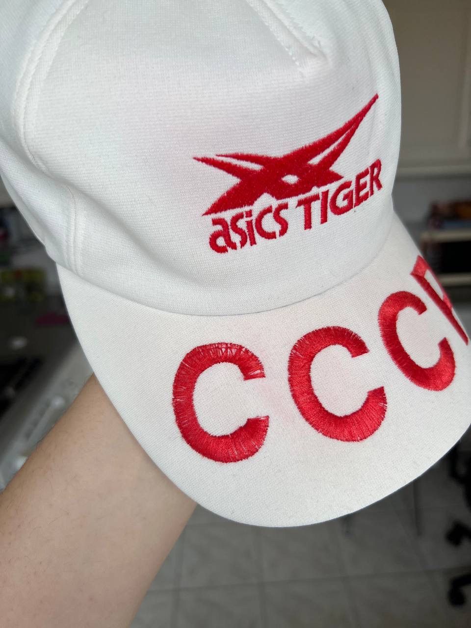 Asics VINTAGE 1980s ASICS TIGER JAPAN BIG LOGO CCCP USSR HAT CAP Size ONE SIZE - 3 Thumbnail