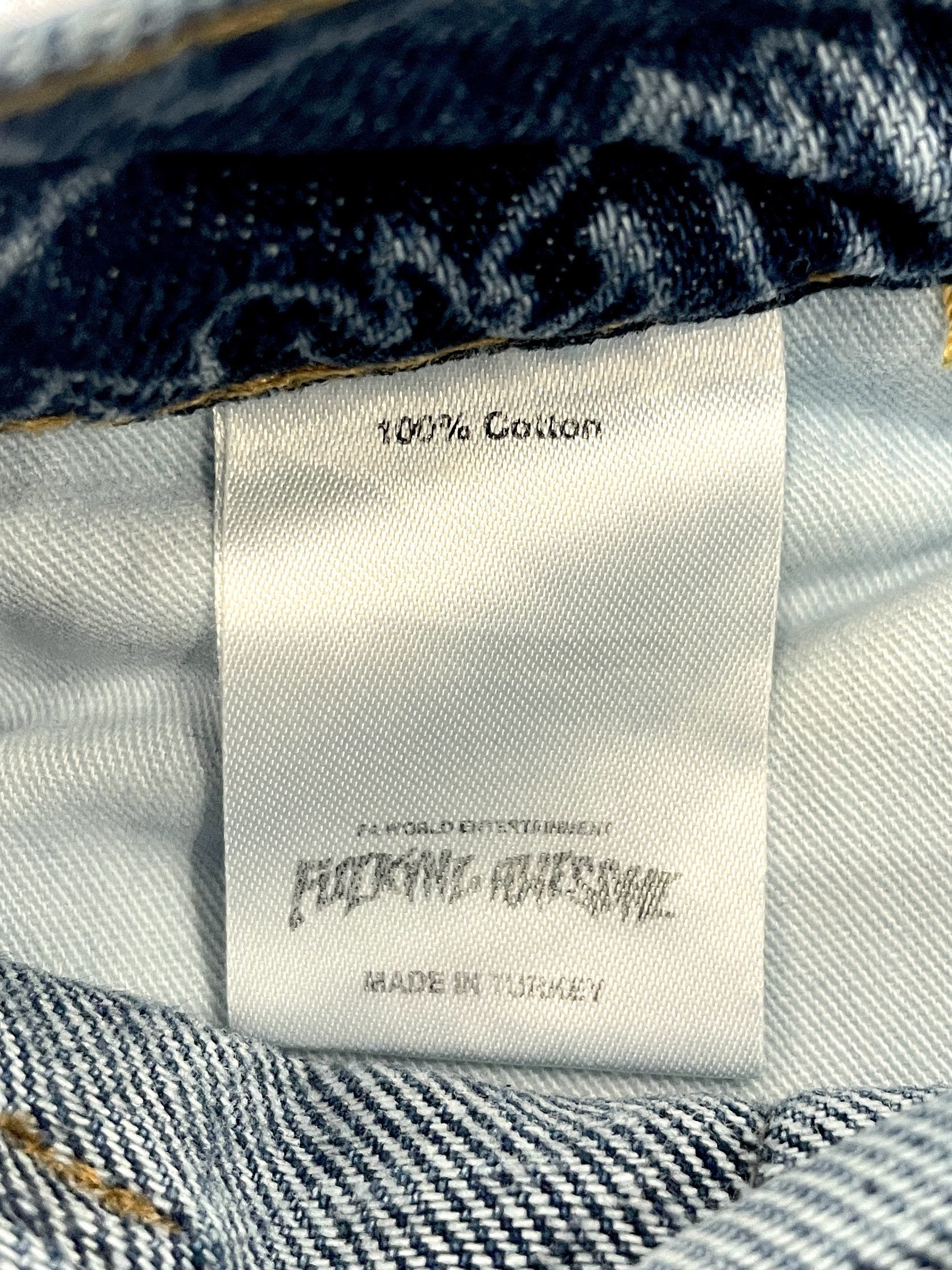 Fucking Awesome FUCKING AWESOME BAGGY JEANS STAMP DENIM PANTS TROUSERS Size US 32 / EU 48 - 13 Thumbnail