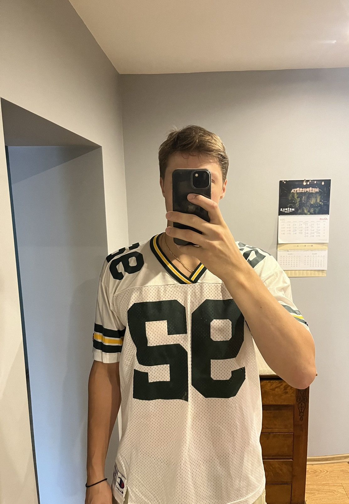 Champion × NFL × Vintage Original champion Green Bay Packers Reginald Howard White Size US L / EU 52-54 / 3 - 1 Thumbnail