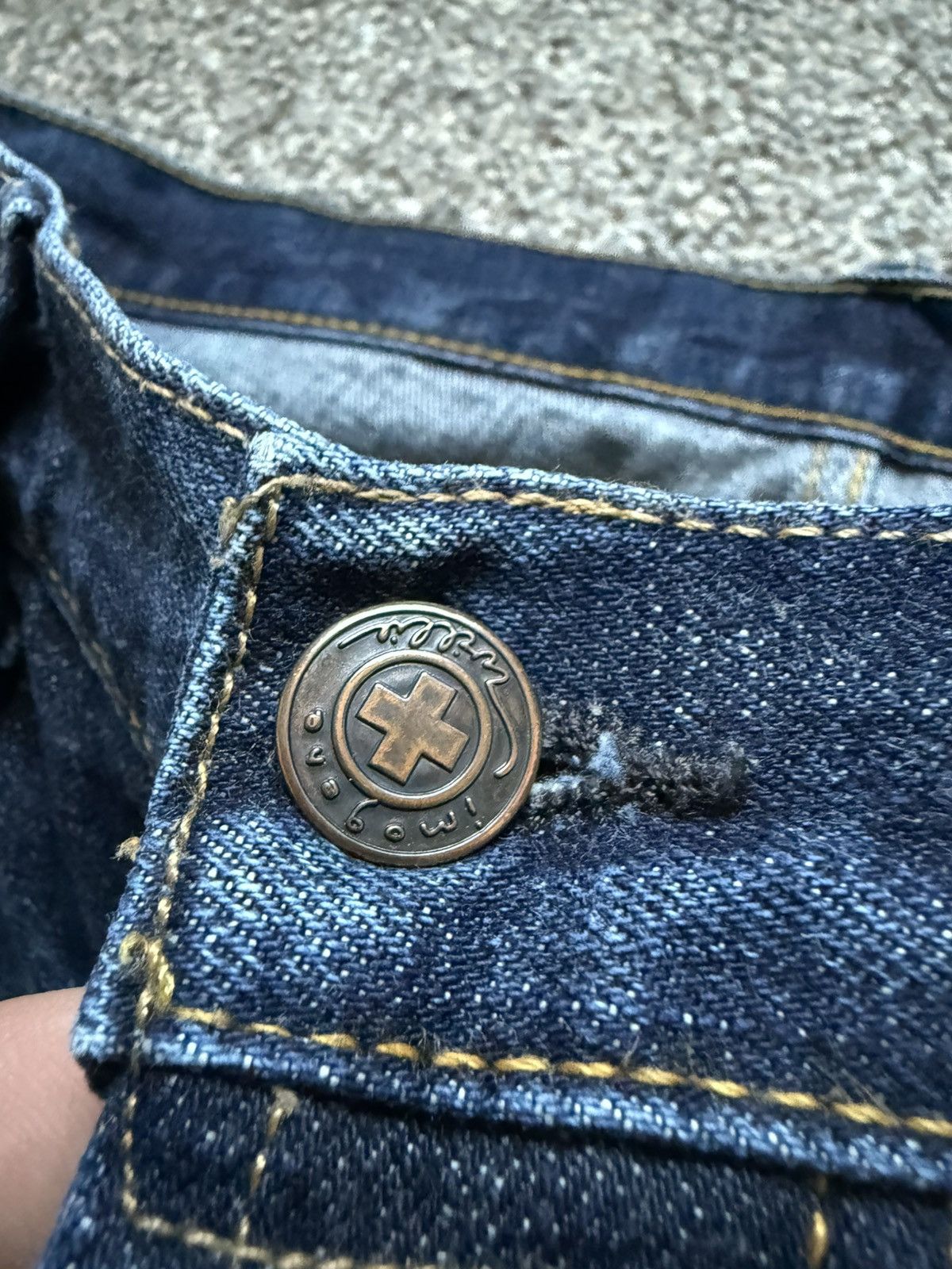 Imogene + Willie Imogene + Willie Barton Slim Selvedge Denim Jeans Size 33 Size US 33 - 4 Thumbnail
