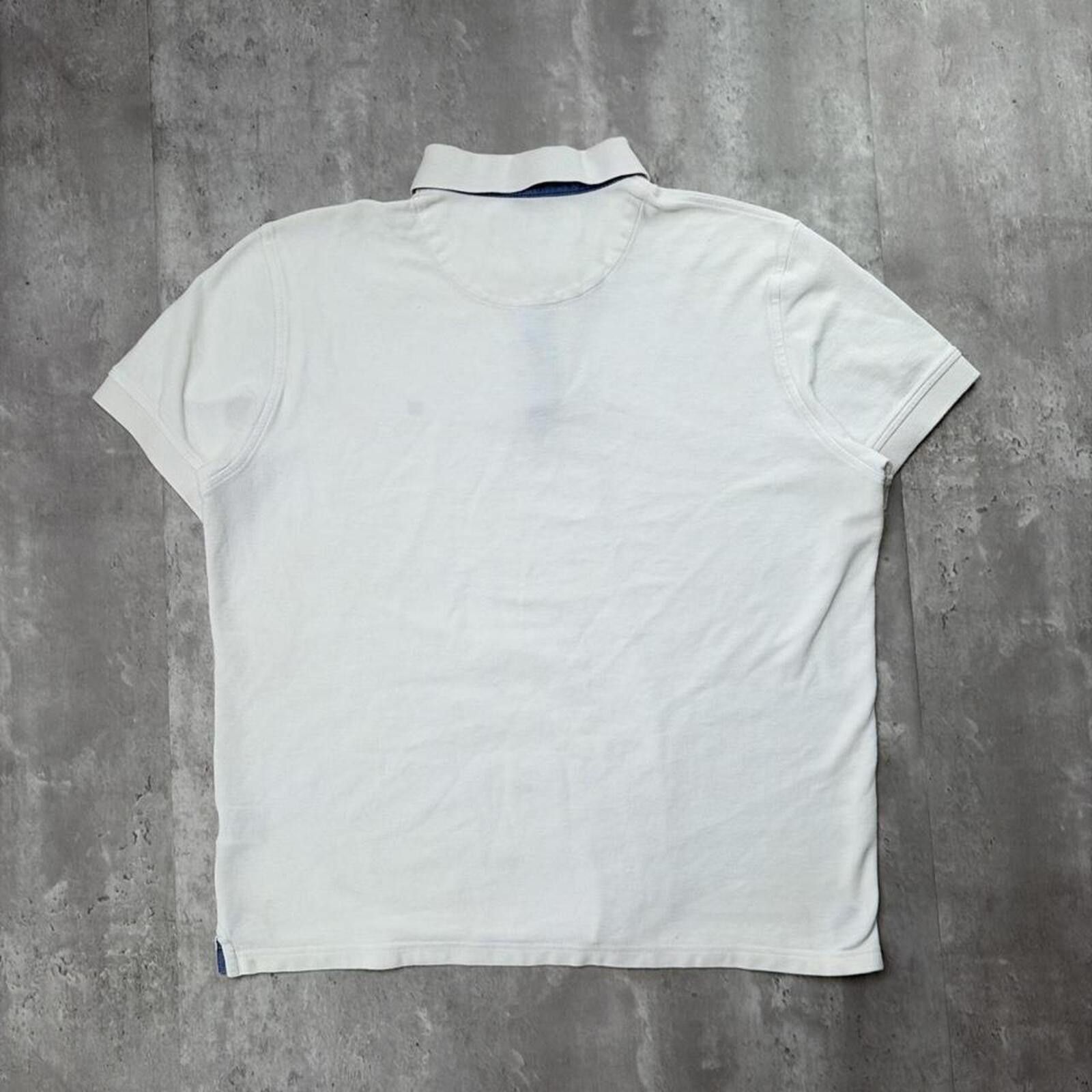 Givenchy Y2K White Givenchy Logo Polo Shirt Size US L / EU 52-54 / 3 - 7 Thumbnail