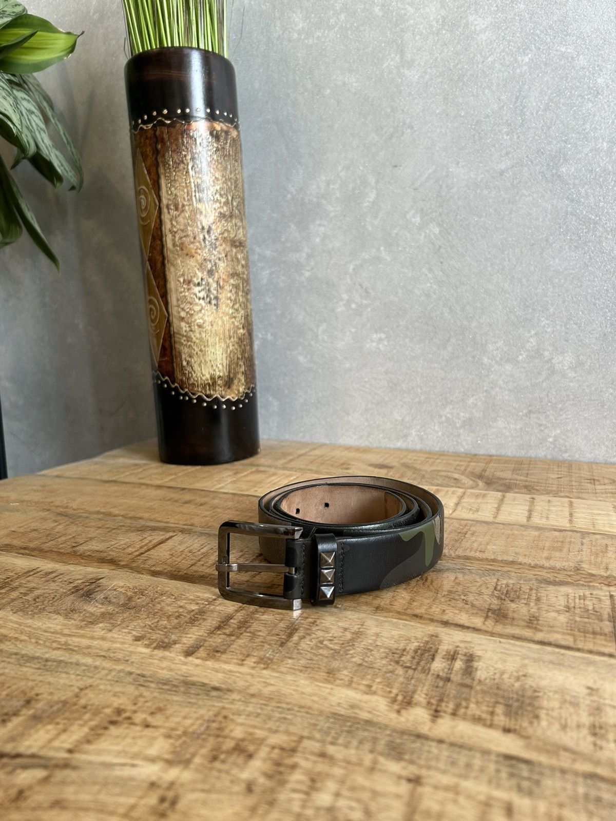 image of Valentino Garavani Belt in Green, Men's