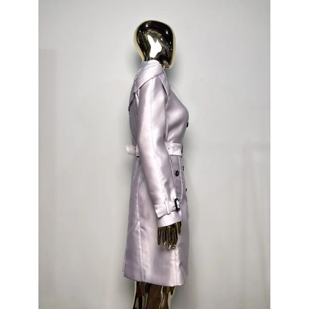 Burberry Burberry Prorsum Satin Trench Coat Size S / US 4 / IT 40 - 5 Thumbnail