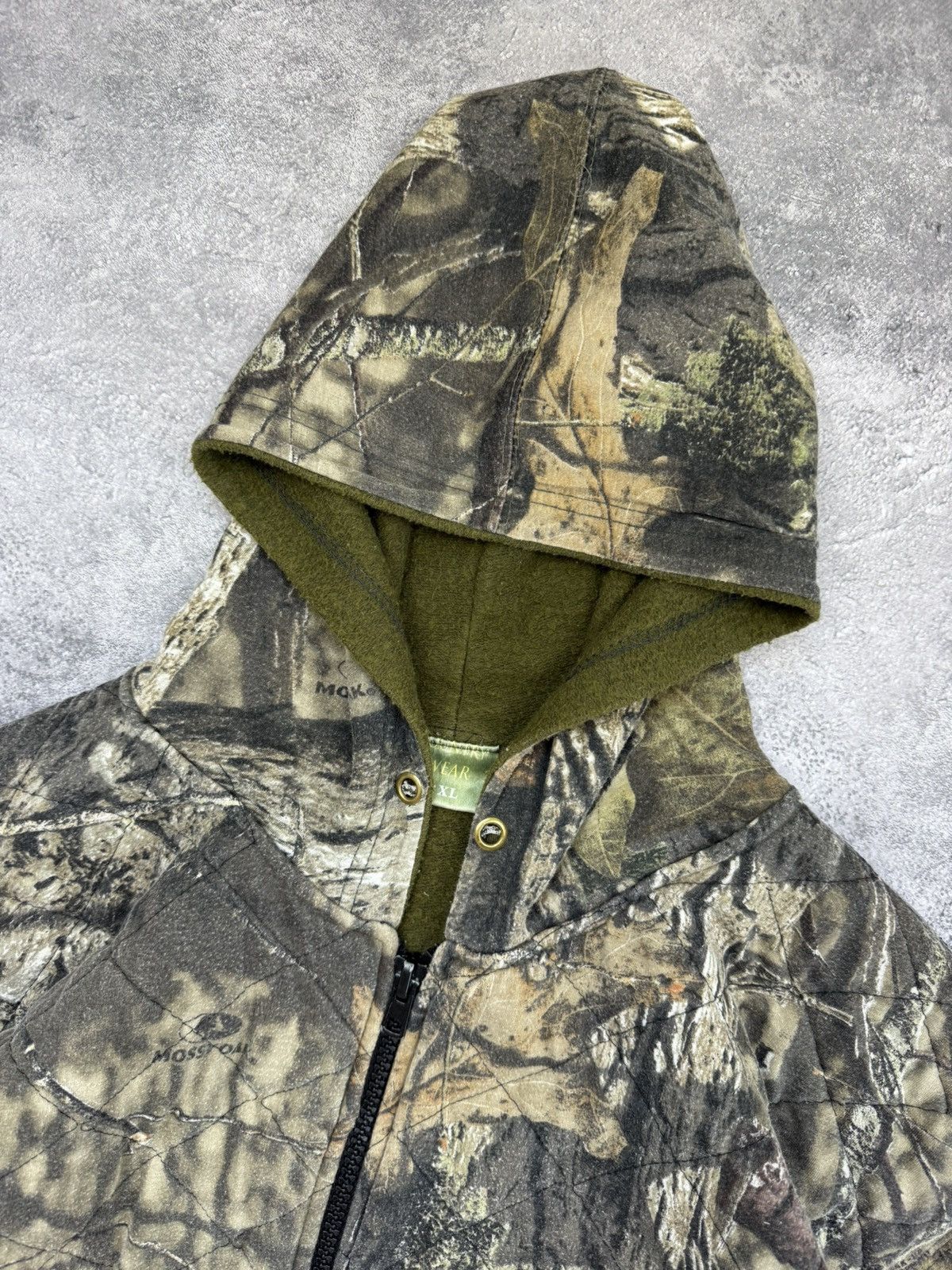 Realtree Crazy Vintage 90s Boxy RealTree Y2K Camo Work Jacket Skater Size US XL / EU 56 / 4 - 10 Thumbnail