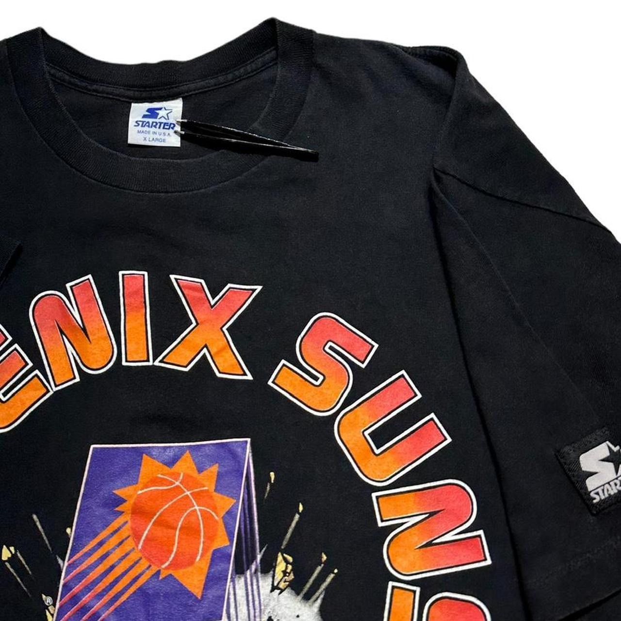 NBA × Starter × Vintage Vintage Phoenix Suns Volcano T-Shirt Size US XL / EU 56 / 4 - 4 Thumbnail