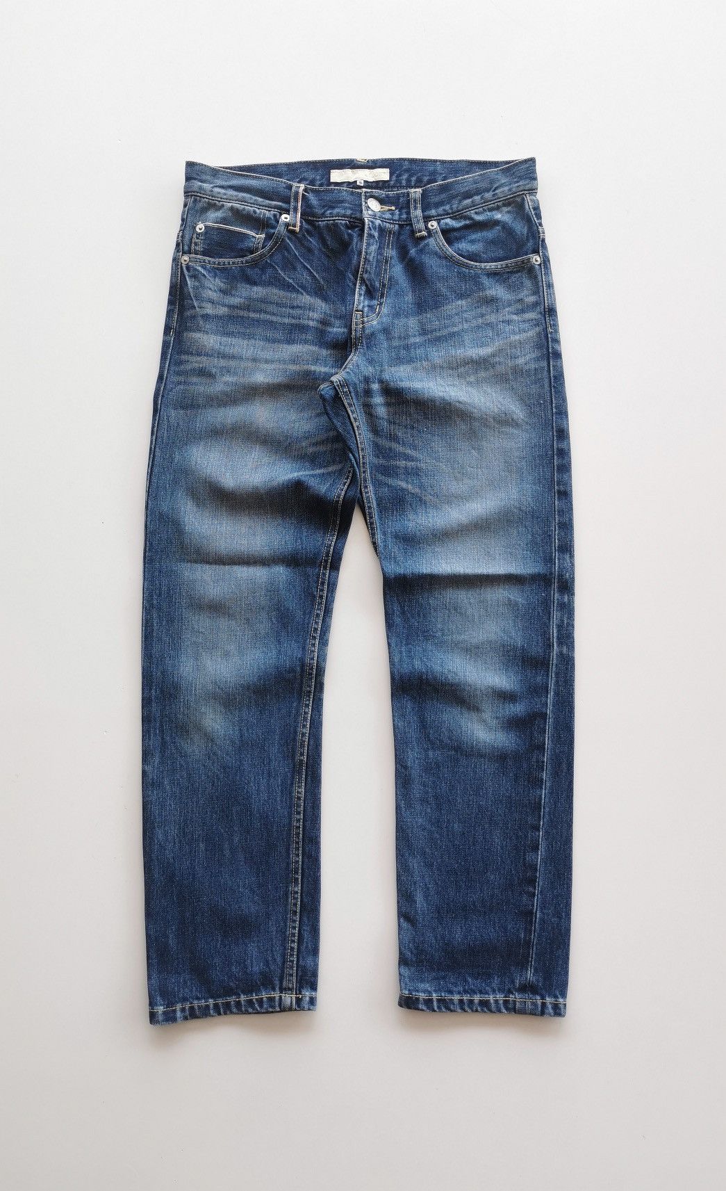 Sugar Cane Iena Slobe Selvedge Jeans Size 29 x 35.5 Size US 29 - 4 Thumbnail