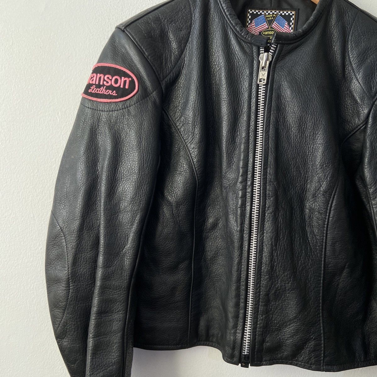 Vanson Leathers Vanson leathers jacket pink 14 Size XL / US 12-14 / IT 48-50 - 2 Thumbnail