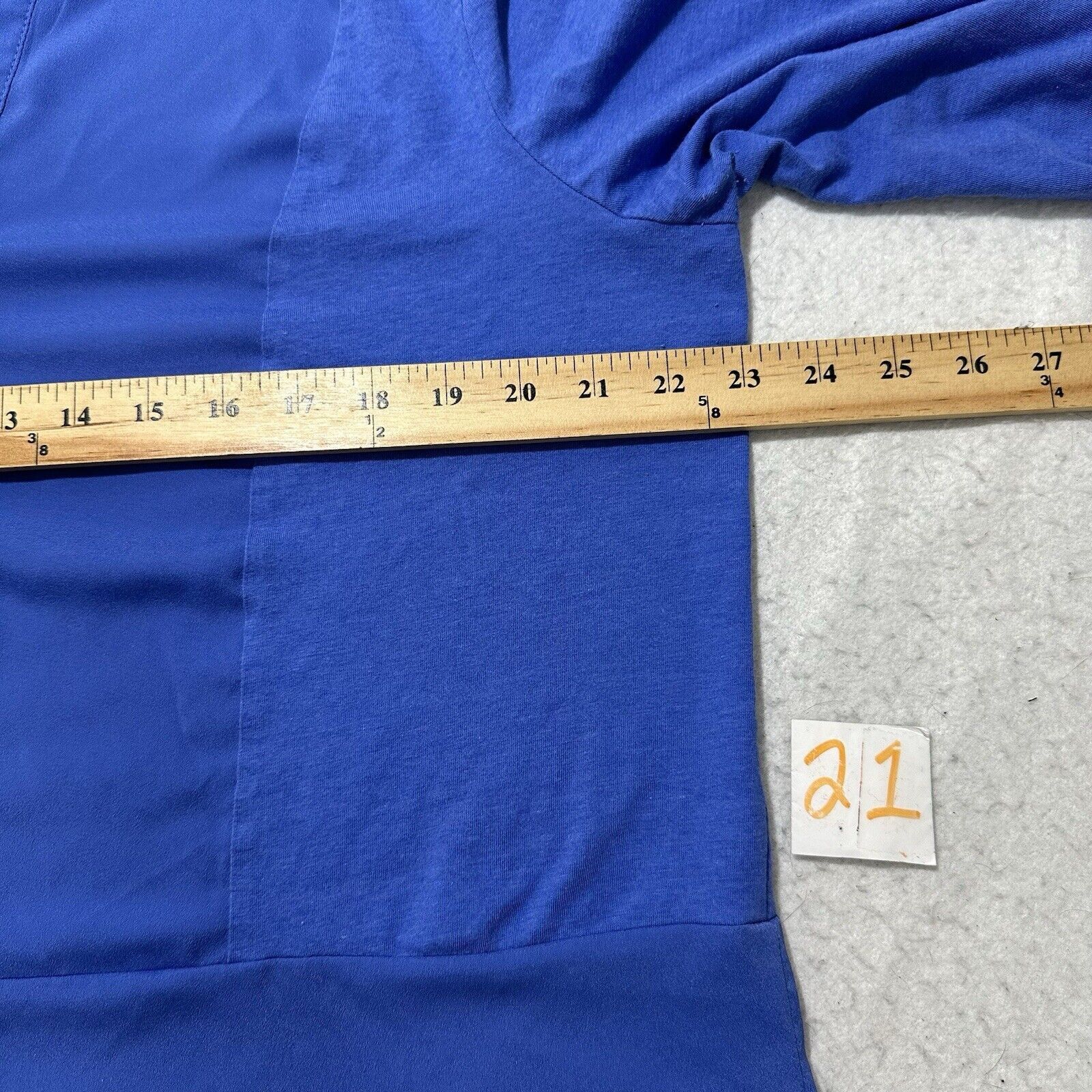 Chicos Chico's XL Blouse Roll Tab Long Sleeve Lightweight Blue Top Size XL / US 12-14 / IT 48-50 - 9 Thumbnail