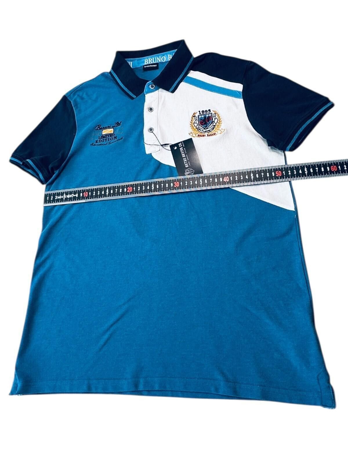 Other Bruno Bonani Polo Shirt Men's UK Size L Blue Embroidered Size US L / EU 52-54 / 3 - 8 Thumbnail