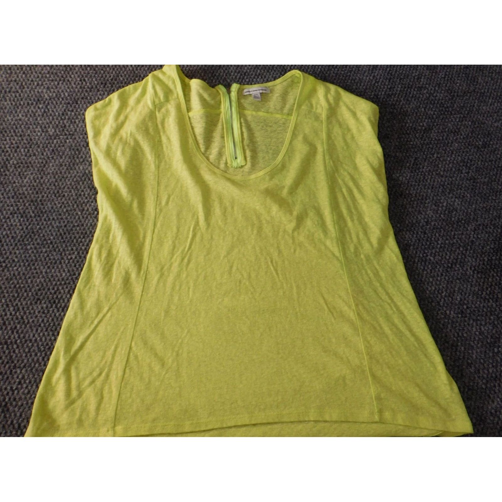 American Eagle Outfitters American Eagle Outfitters Blouse Womens M Green Crew Neck Pullover Casual Stretch Top Size M / US 6-8 / IT 42-44 - 2 Thumbnail