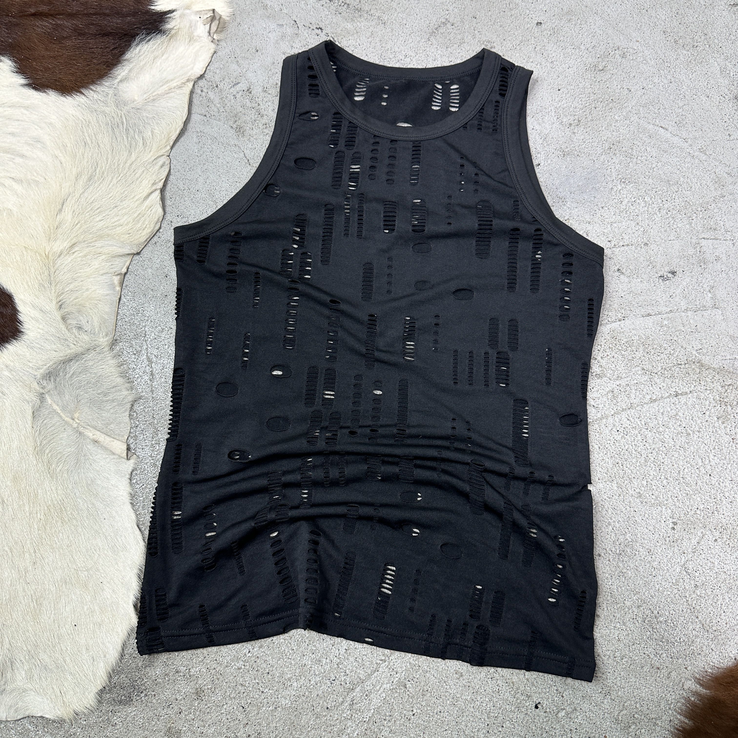 Vintage Vintage Avant Garde Grunge Distressed Top Y2K Size S / US 4 / IT 40 - 2 Thumbnail