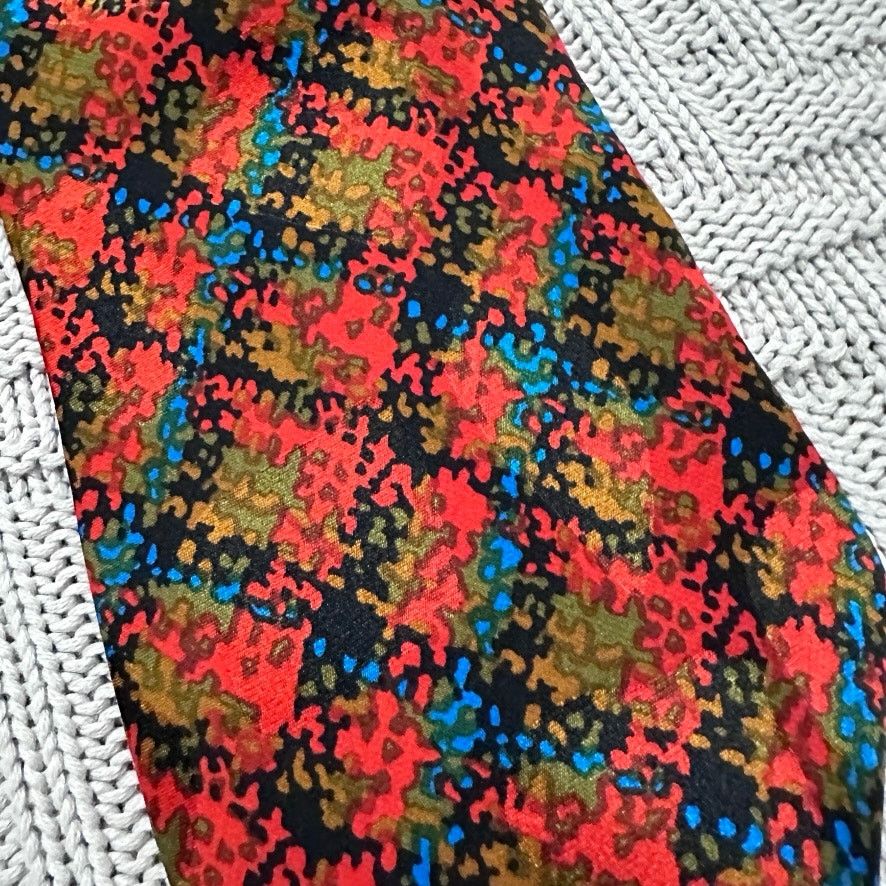 Vintage Vintage Serica Elite red abstract Italian silk tie Size ONE SIZE - 2 Thumbnail
