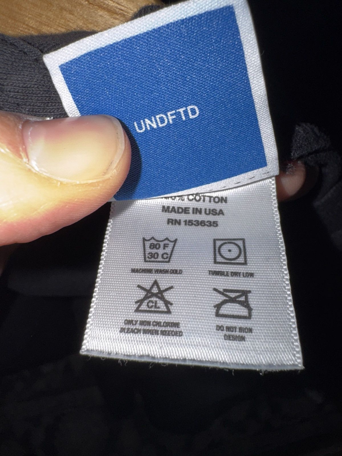 Undefeated Undefeated spell out tee. Size L Size US L / EU 52-54 / 3 - 3 Thumbnail