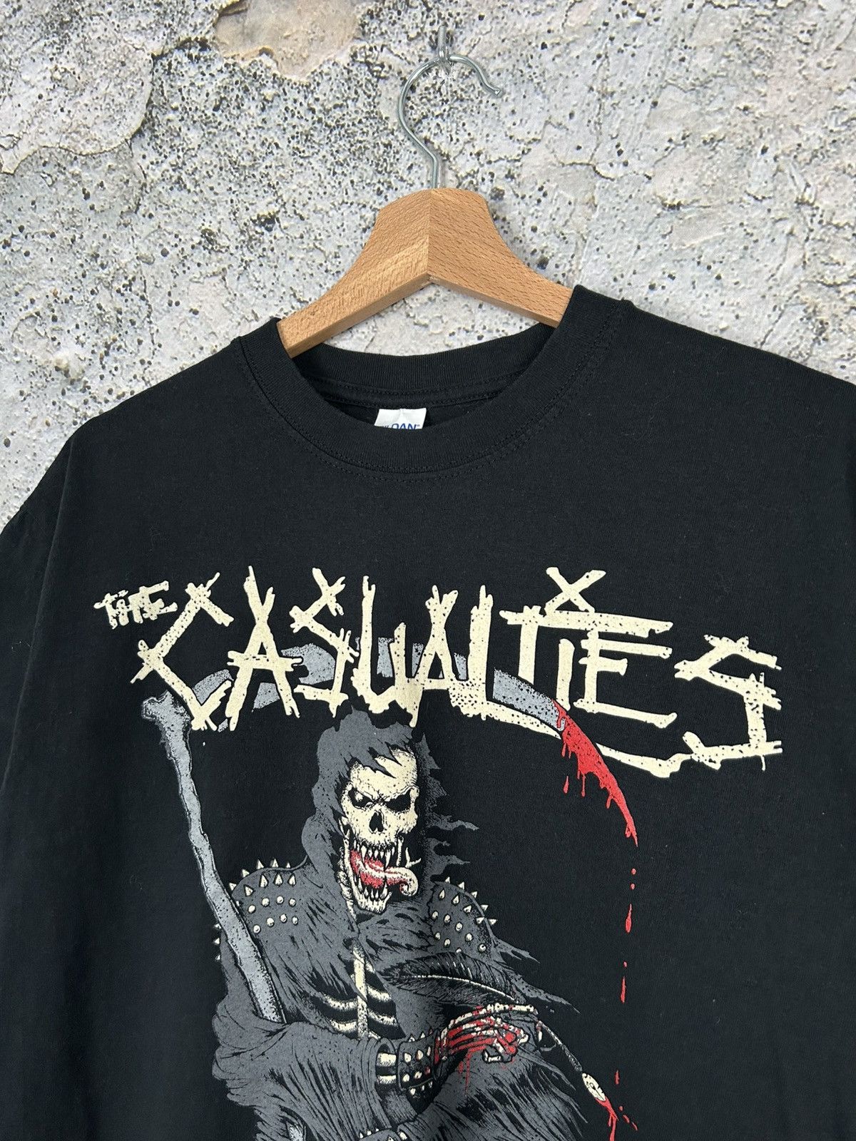 Band Tees The Casualties Written In Blood Rock Band Tee Black Metal Size US M / EU 48-50 / 2 - 3 Thumbnail