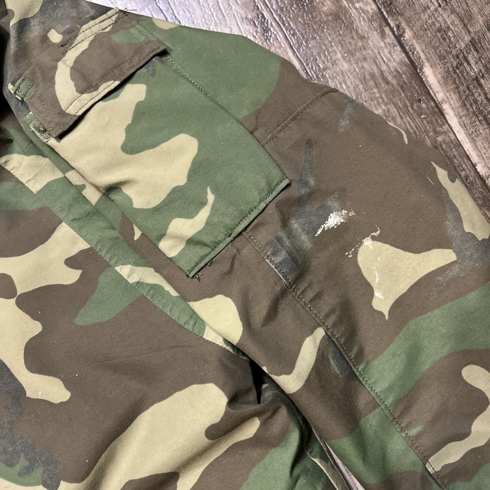 Other Vtg Military Parka Regular Green Camo Parka Extended Cold Size US S / EU 44-46 / 1 - 3 Thumbnail