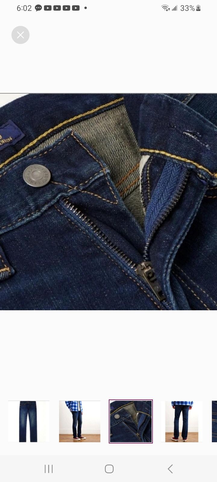 Polo Ralph Lauren Polo Ralph Lauren Varick Slim Fit Straight Leg Jeans Size US 34 / EU 50 - 3 Thumbnail