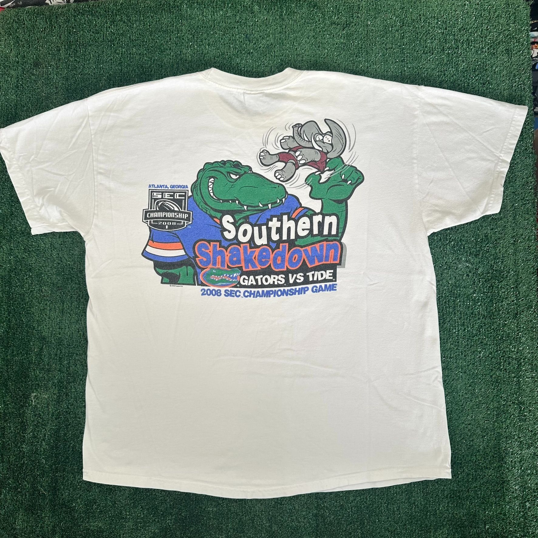 Hanes Vintage Y2K Florida Gators Football T-Shirt 2008 SEC Champio Size US L / EU 52-54 / 3 - 1 Thumbnail