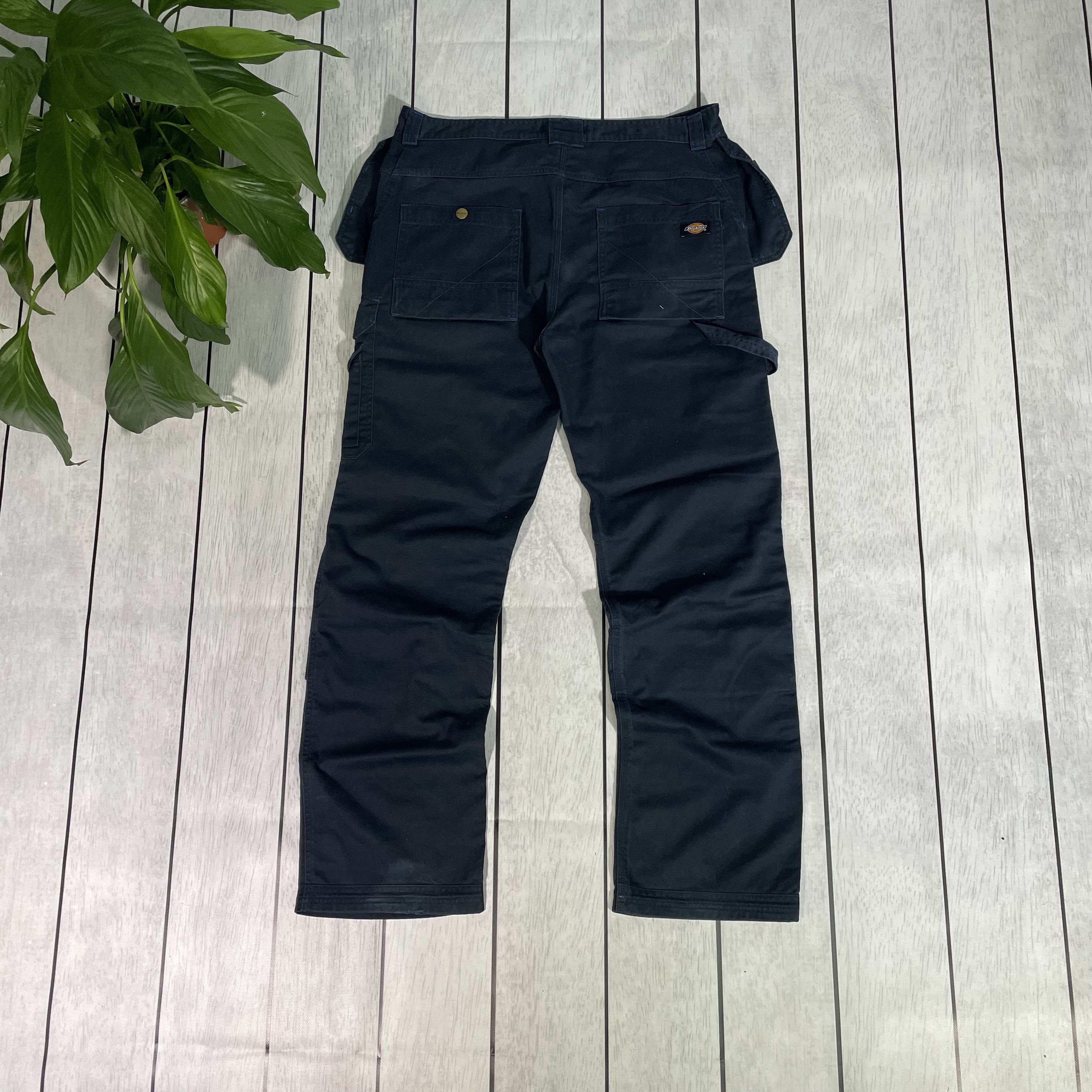 Dickies Dickies multipocket Work Pants – Navy/Black Canvas | W38 L34 Size US 38 / EU 54 - 6 Thumbnail